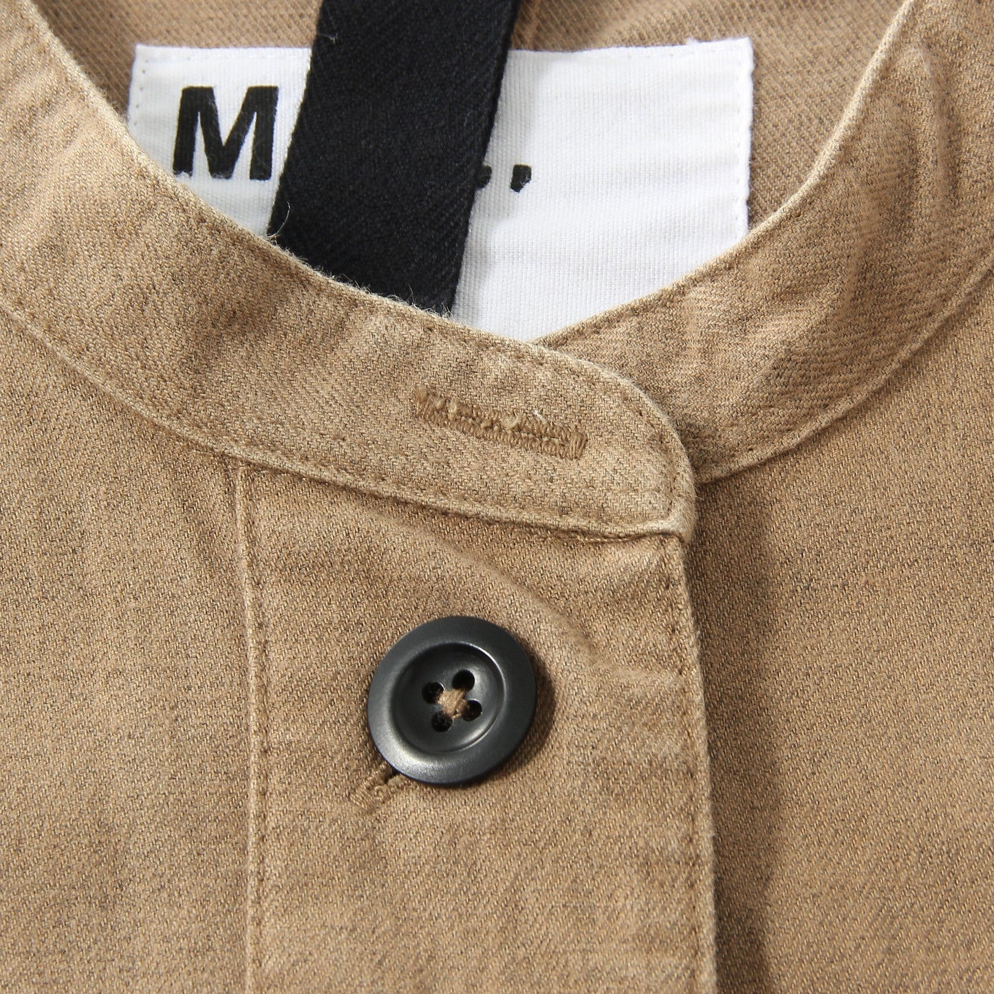 WORN COTTON WOOL TWILL DRESS