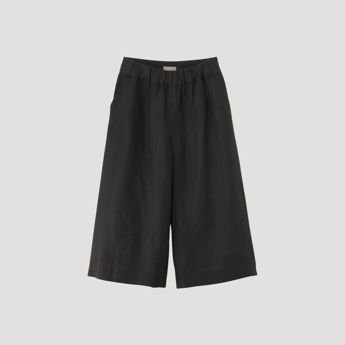 COATED LINEN PLAINWEAVE TROUSERS