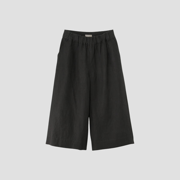 COATED LINEN PLAINWEAVE TROUSERS