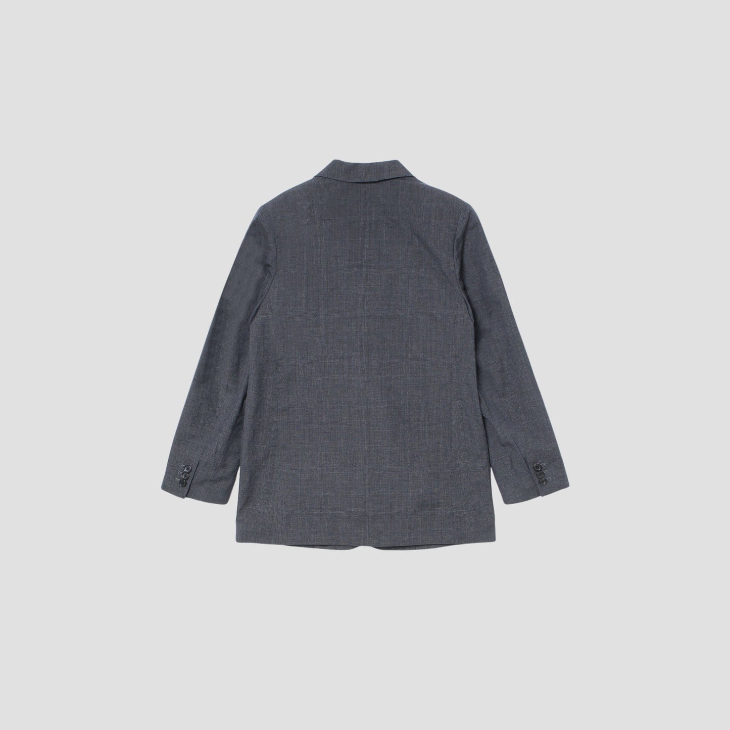 PRINCE OF WALES CHECK WOOL LINEN JACKET