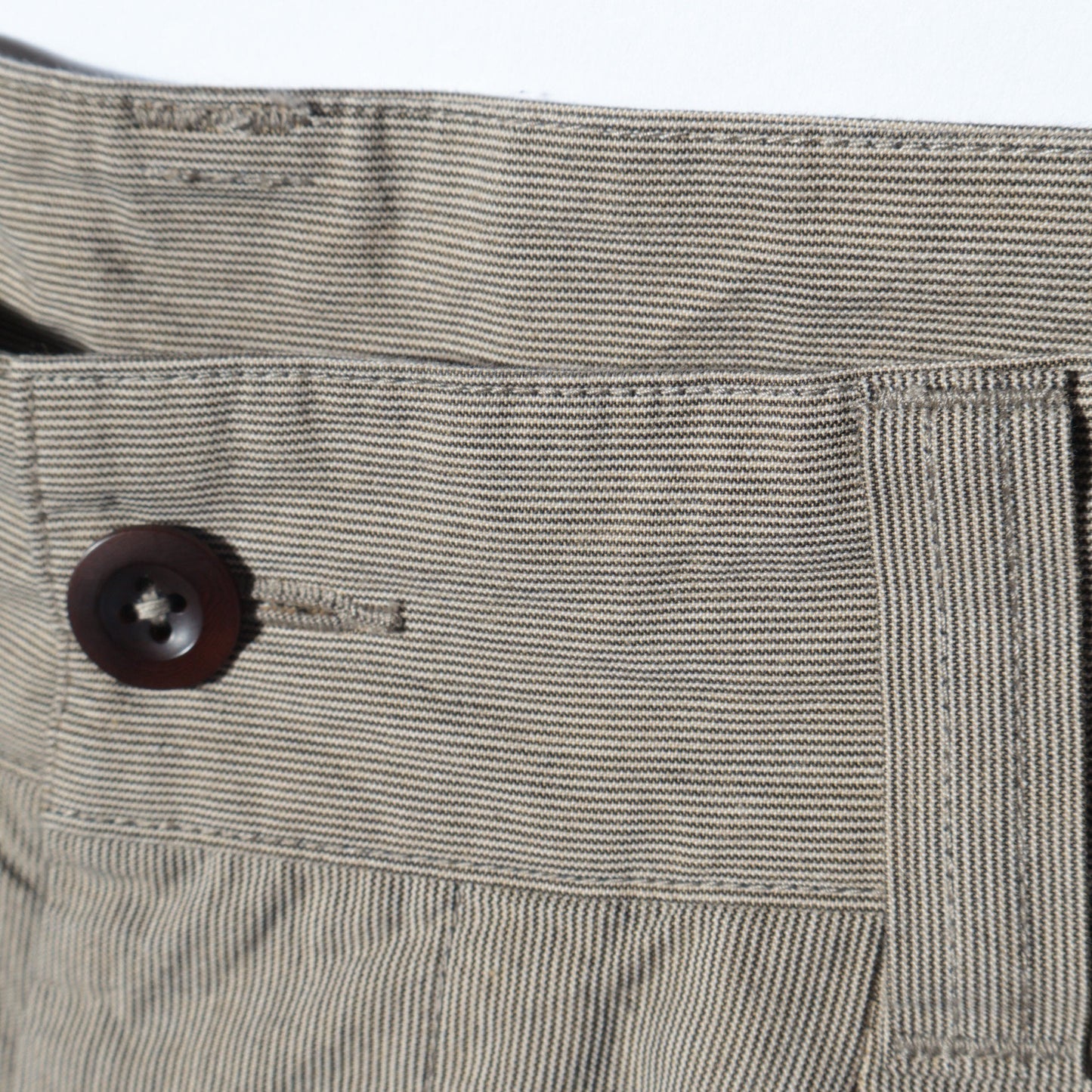 TINY STRIPE COTTON TROUSERS