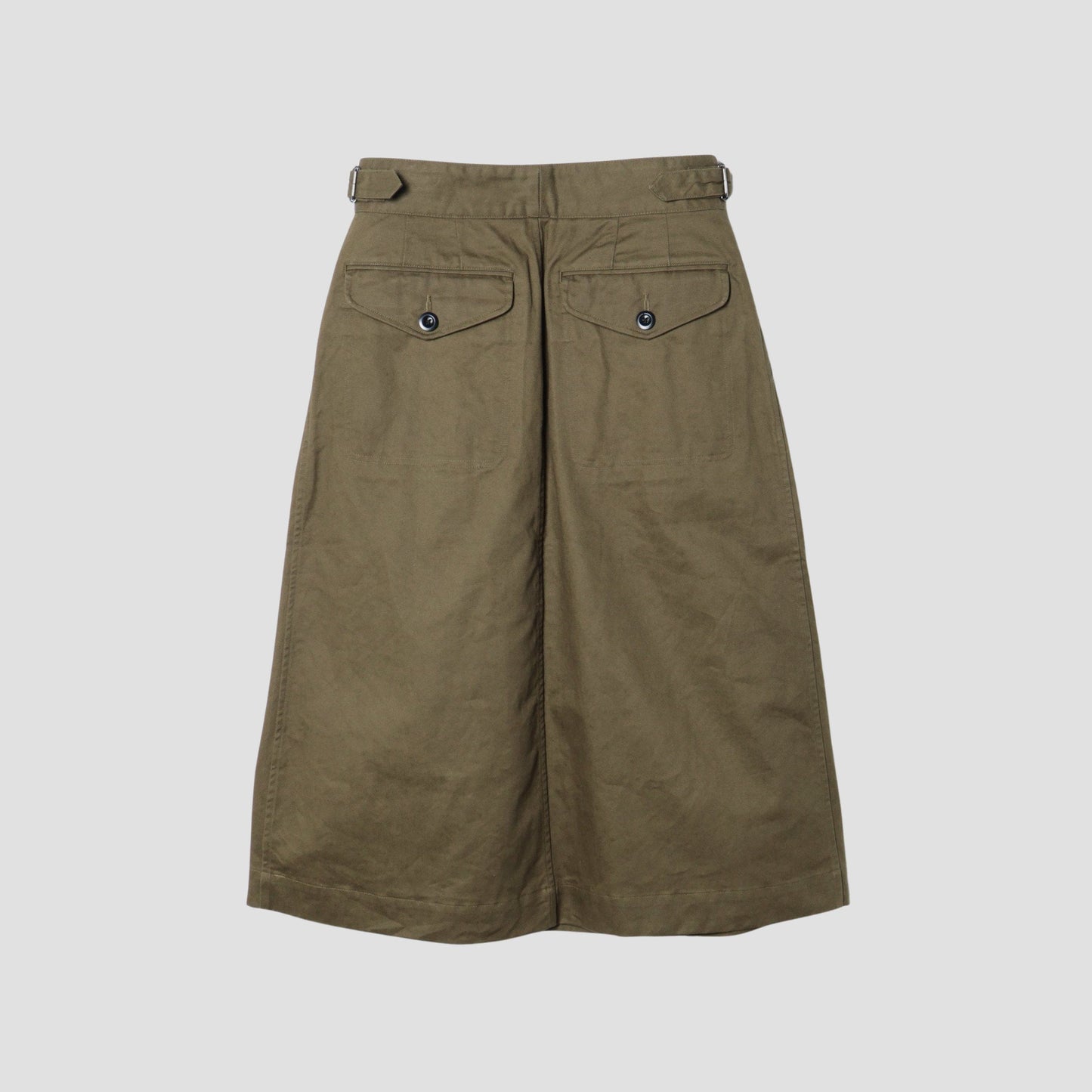 JAPANESE COTTON LINEN DRILL SKIRT