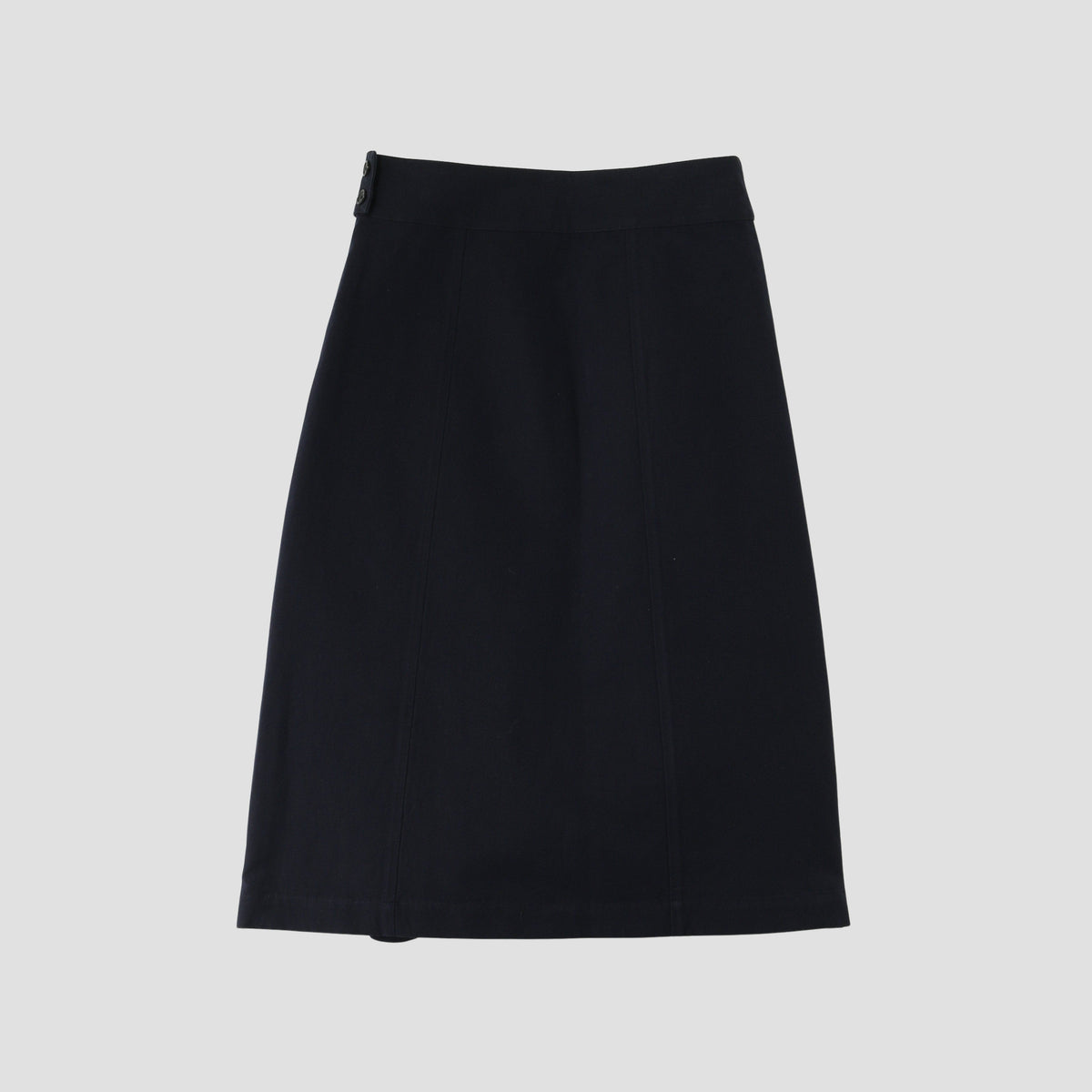 COTTON LINEN CANVAS SKIRT