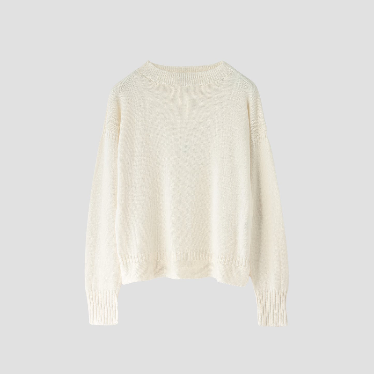 BOAT NECK GUERNSEY KNIT