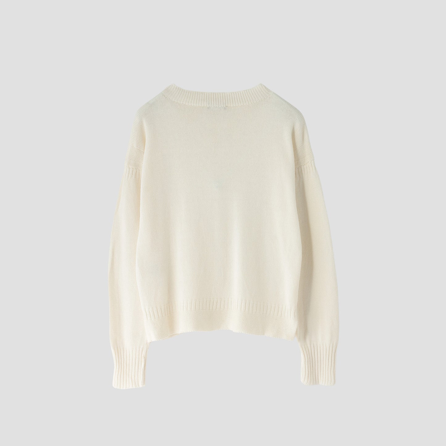 BOAT NECK GUERNSEY KNIT
