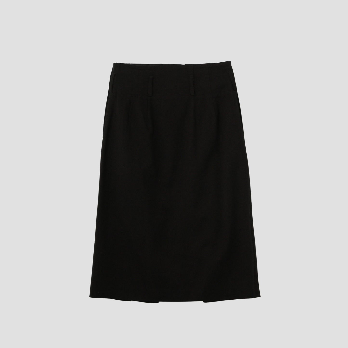 BRUSHED COTTON WOOL SKIRT