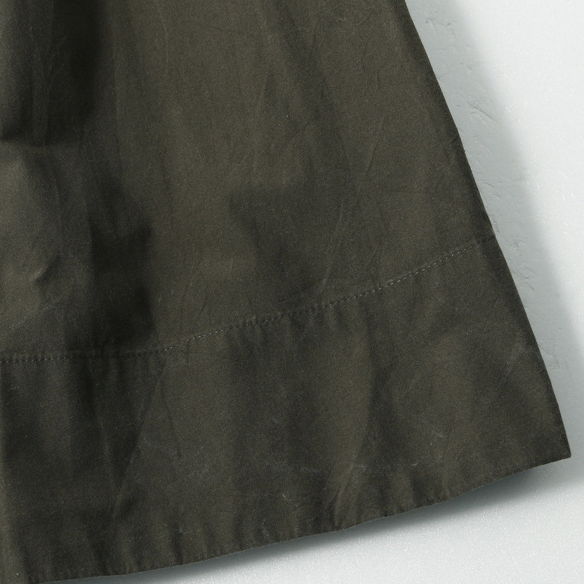 SILK COTTON POPLIN SKIRT