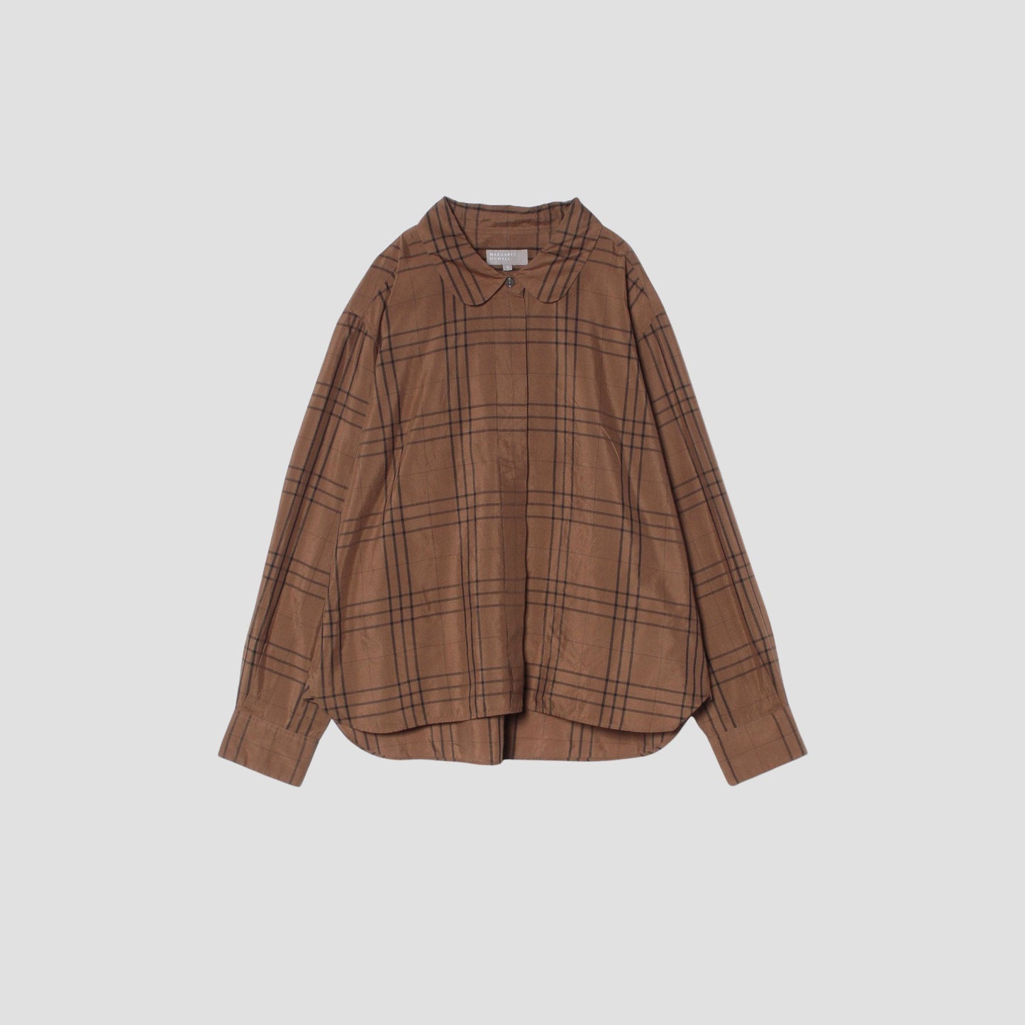 COTTON SILK CHECK SHIRT