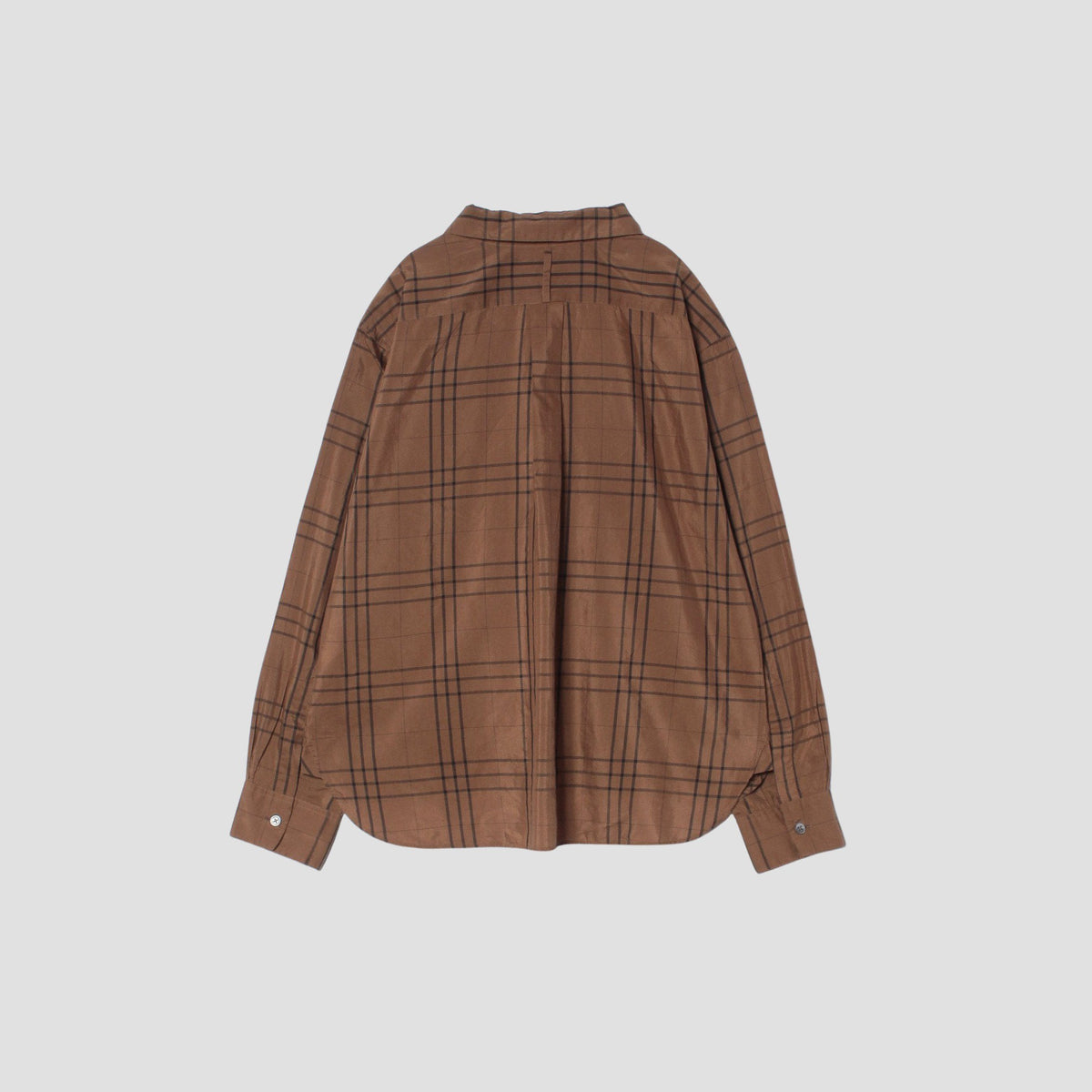 COTTON SILK CHECK SHIRT