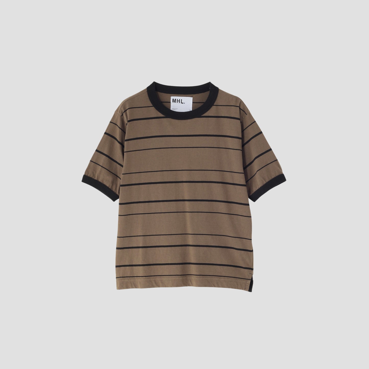 COTTON LINEN STRIPE JERSEY