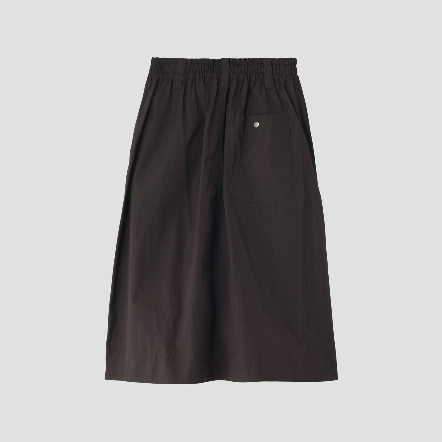 FINE COMPACT COTTON POPLIN SKIRT