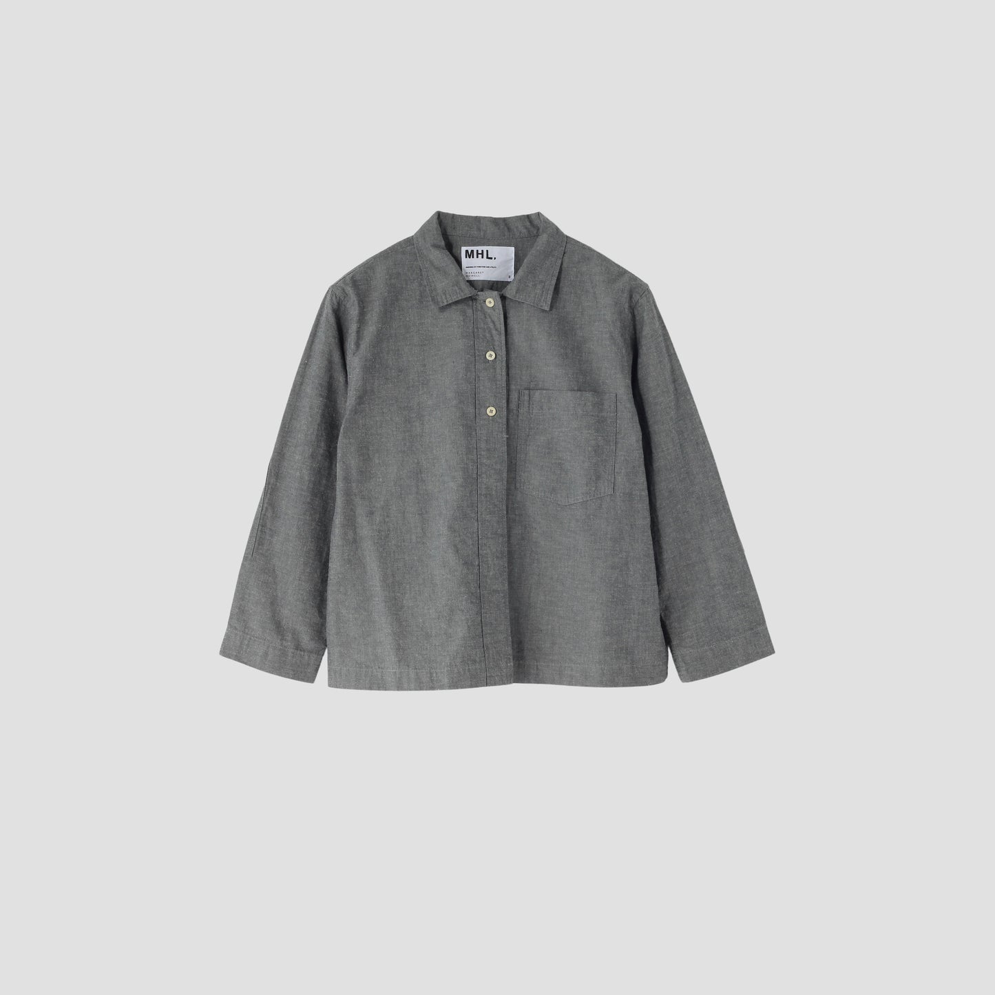 YARN DYE COTTON LINEN SHIRT
