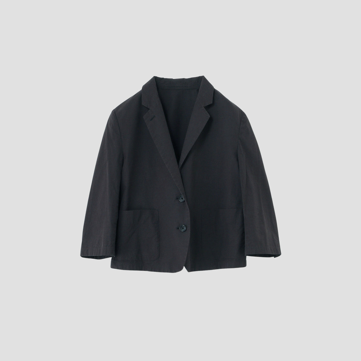 WASHED YARN DYE POPLIN JACKET