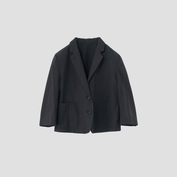 WASHED YARN DYE POPLIN JACKET