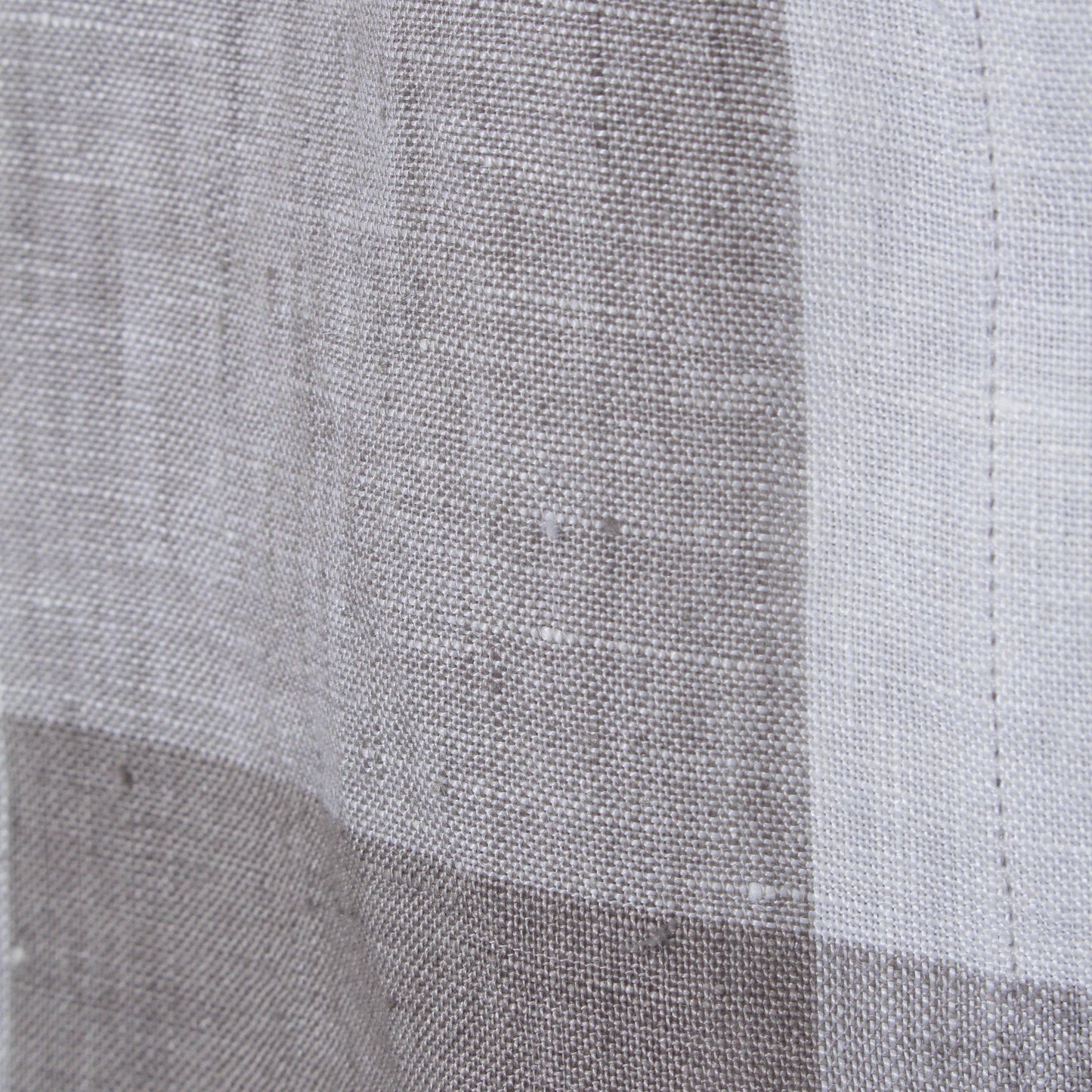 LARGE CHECK LINEN SHIRT