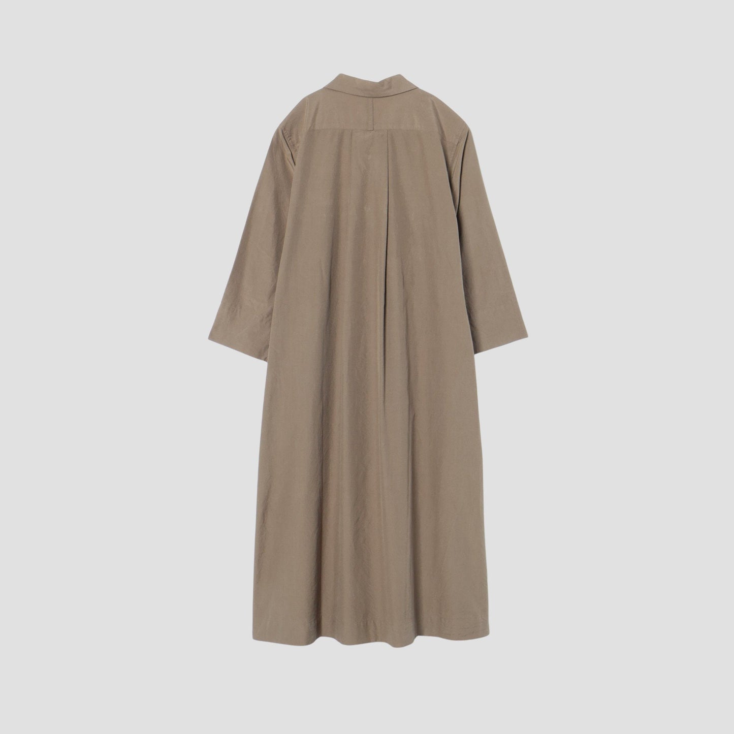 SILK COTTON POPLIN DRESS