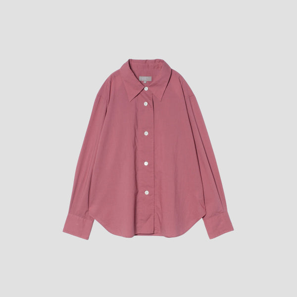 PIECE DYED WASHED COTTON SHIRT