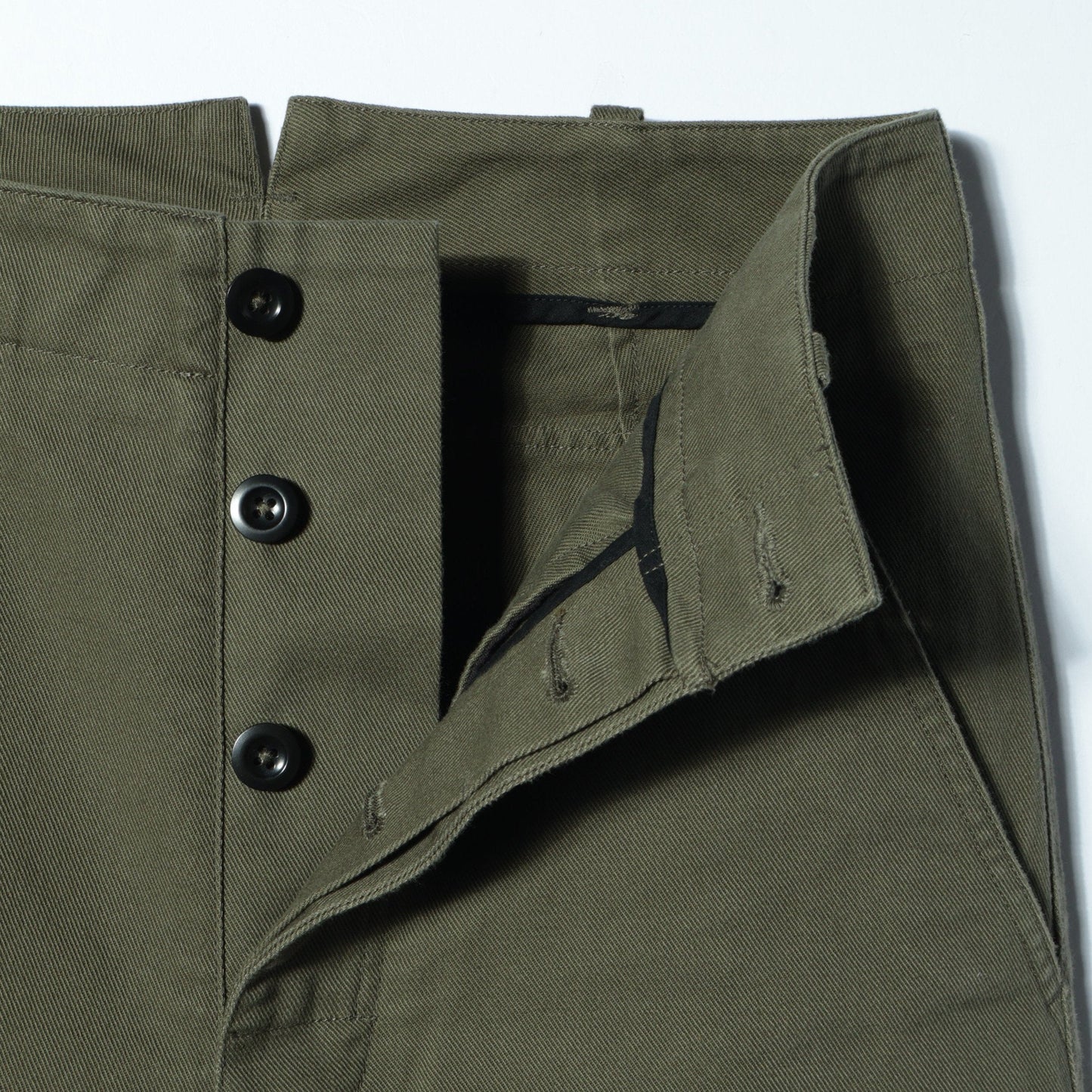 SOFT COTTON TWILL TROUSERS