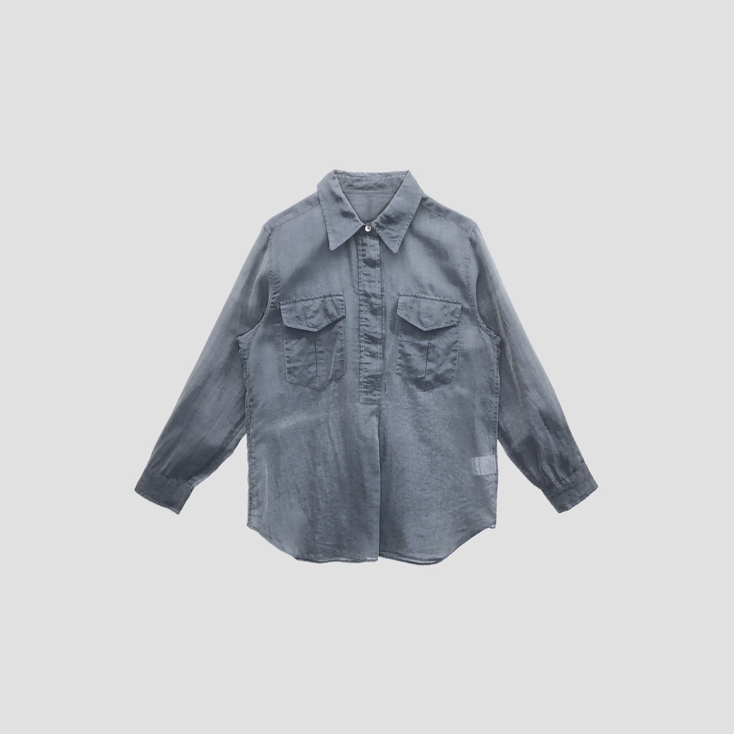 SILK COTTON VOILE SHIRT