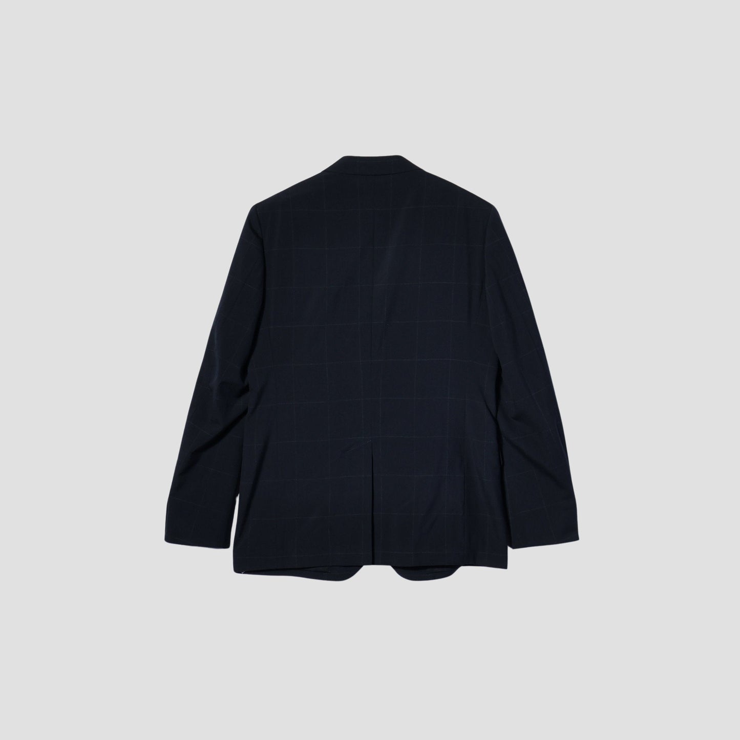 SUPERFINE SHADOW WINDOW PANE CHECK  WOOL JACKET