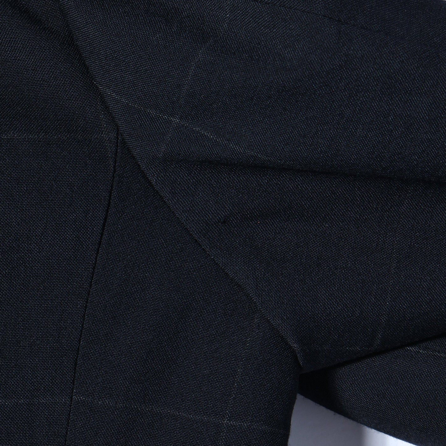 SUPERFINE SHADOW WINDOW PANE CHECK  WOOL JACKET