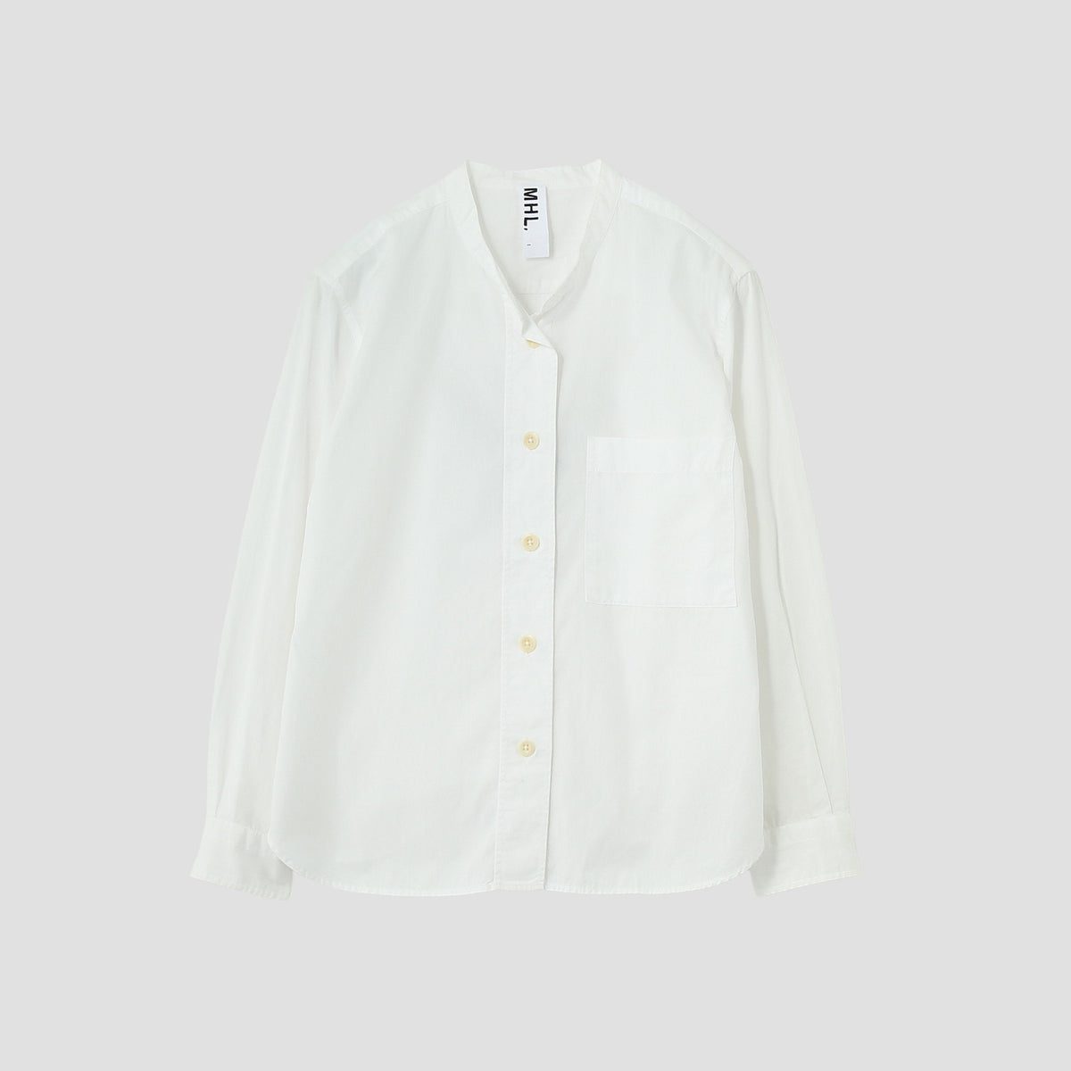 GARMENT DYE COTTON POPLIN SHIRT