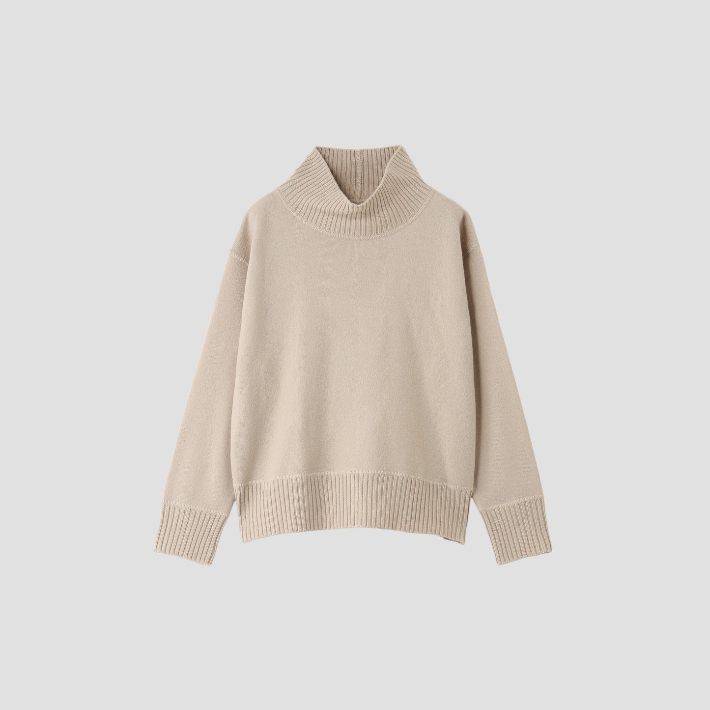 FELTED ROUGH WOOL KNIT
