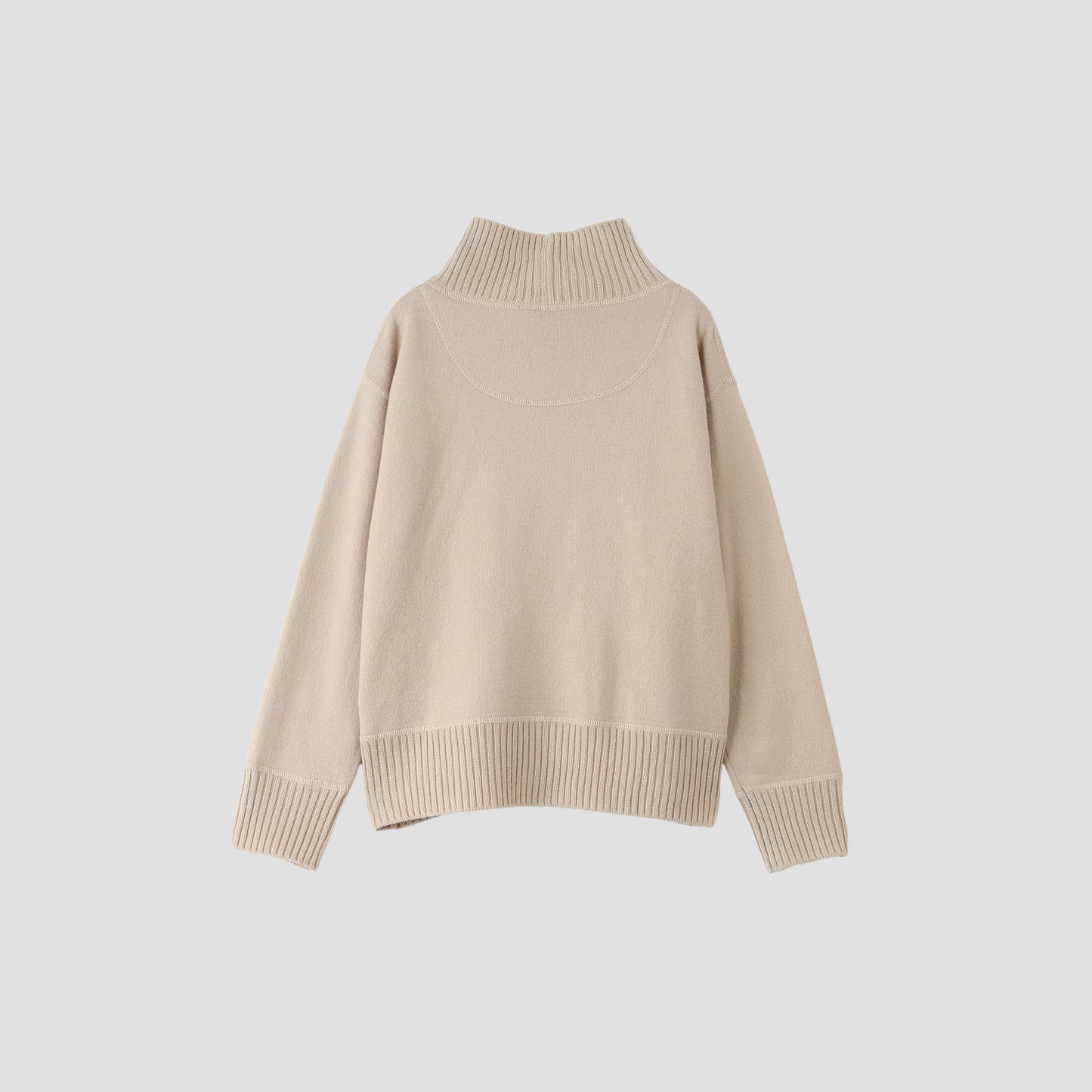 FELTED ROUGH WOOL KNIT