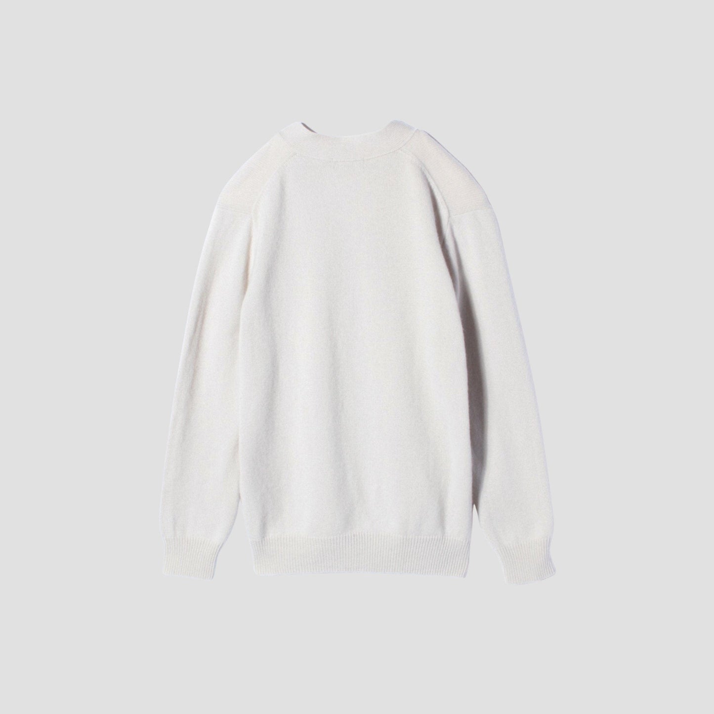 PLAIN WOOL COTTON KNIT