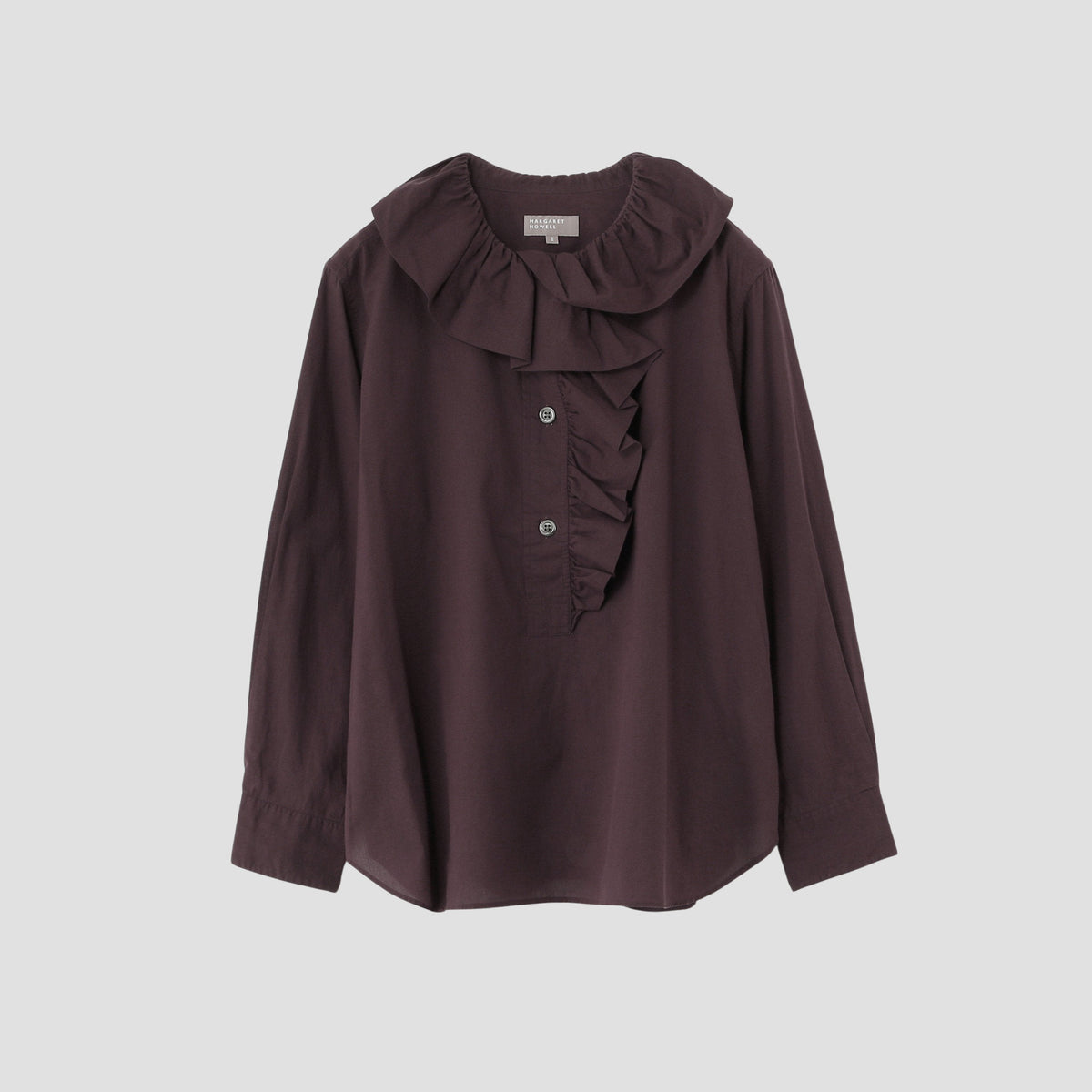 PIECE DYED WASHED COTTON SHIRT