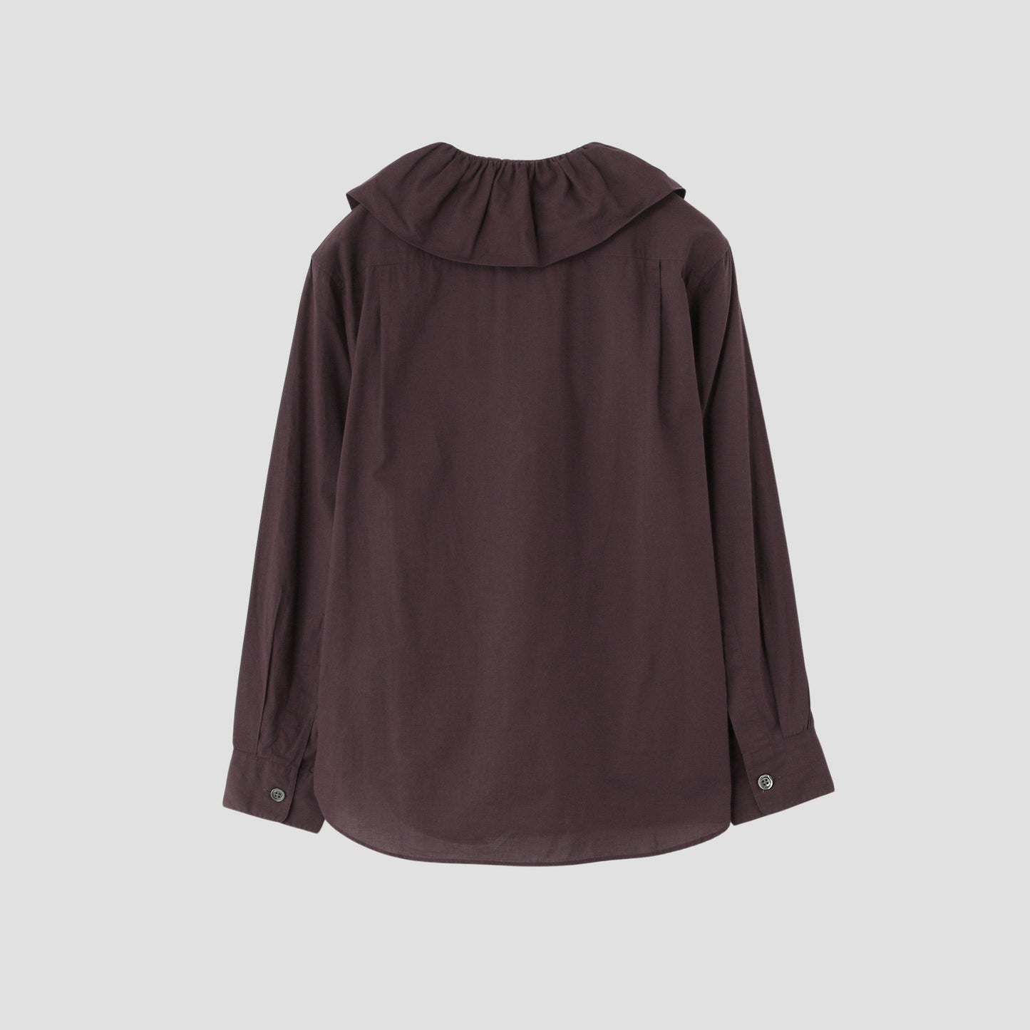 PIECE DYED WASHED COTTON SHIRT