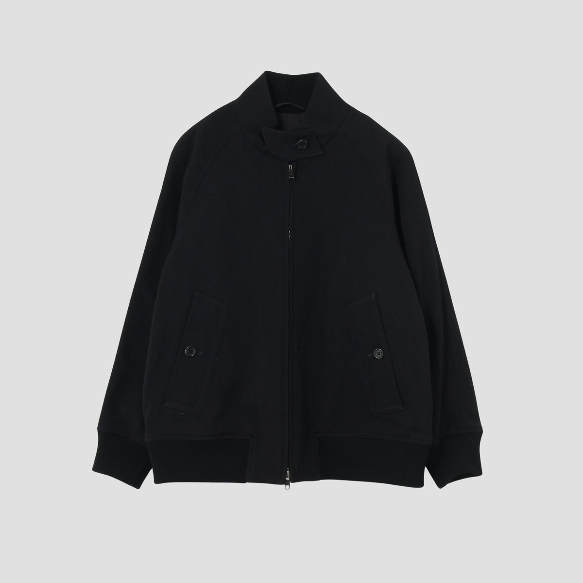 WOOL COTTON WHIPCORD BLOUSON