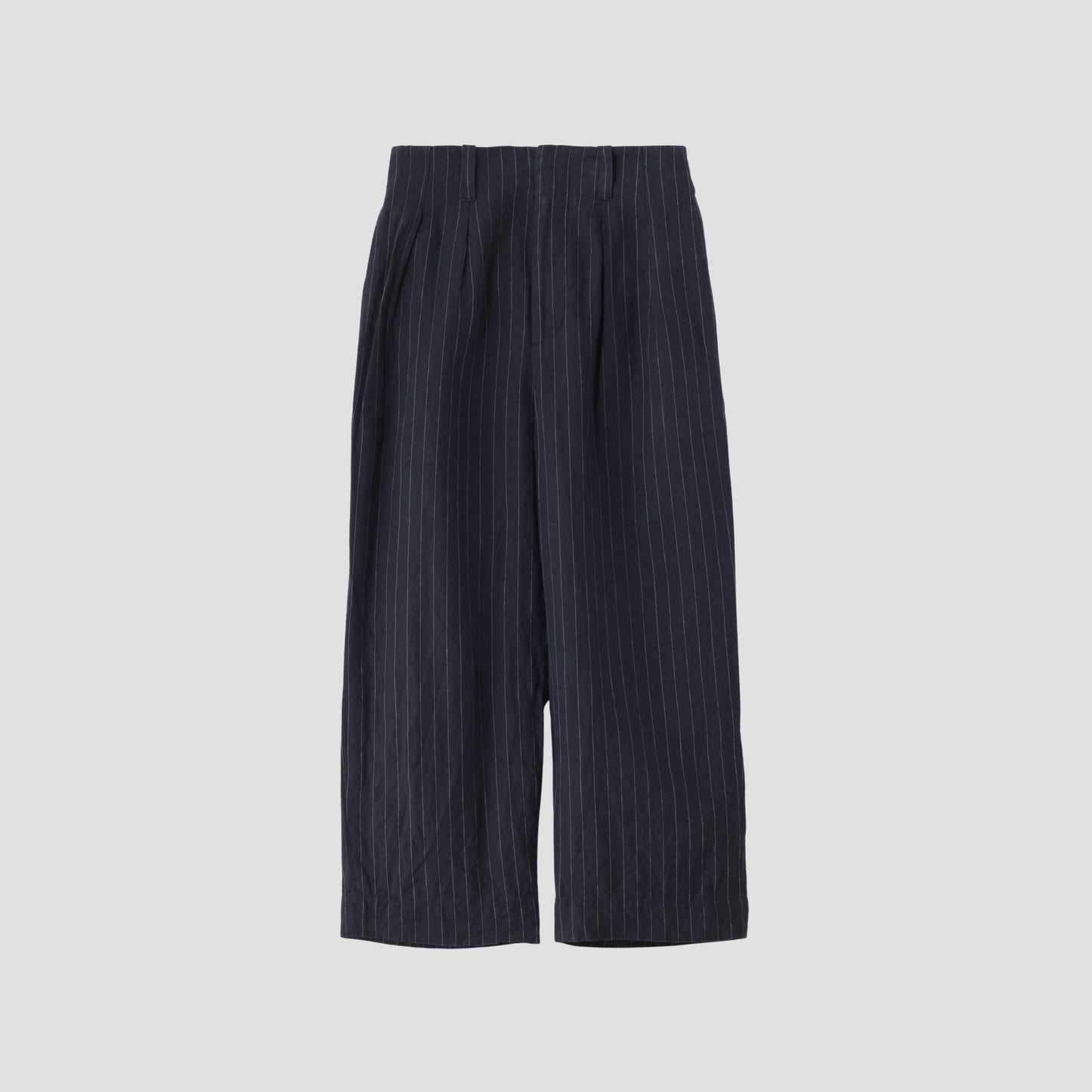 YARN DYED LINEN TROUSERS