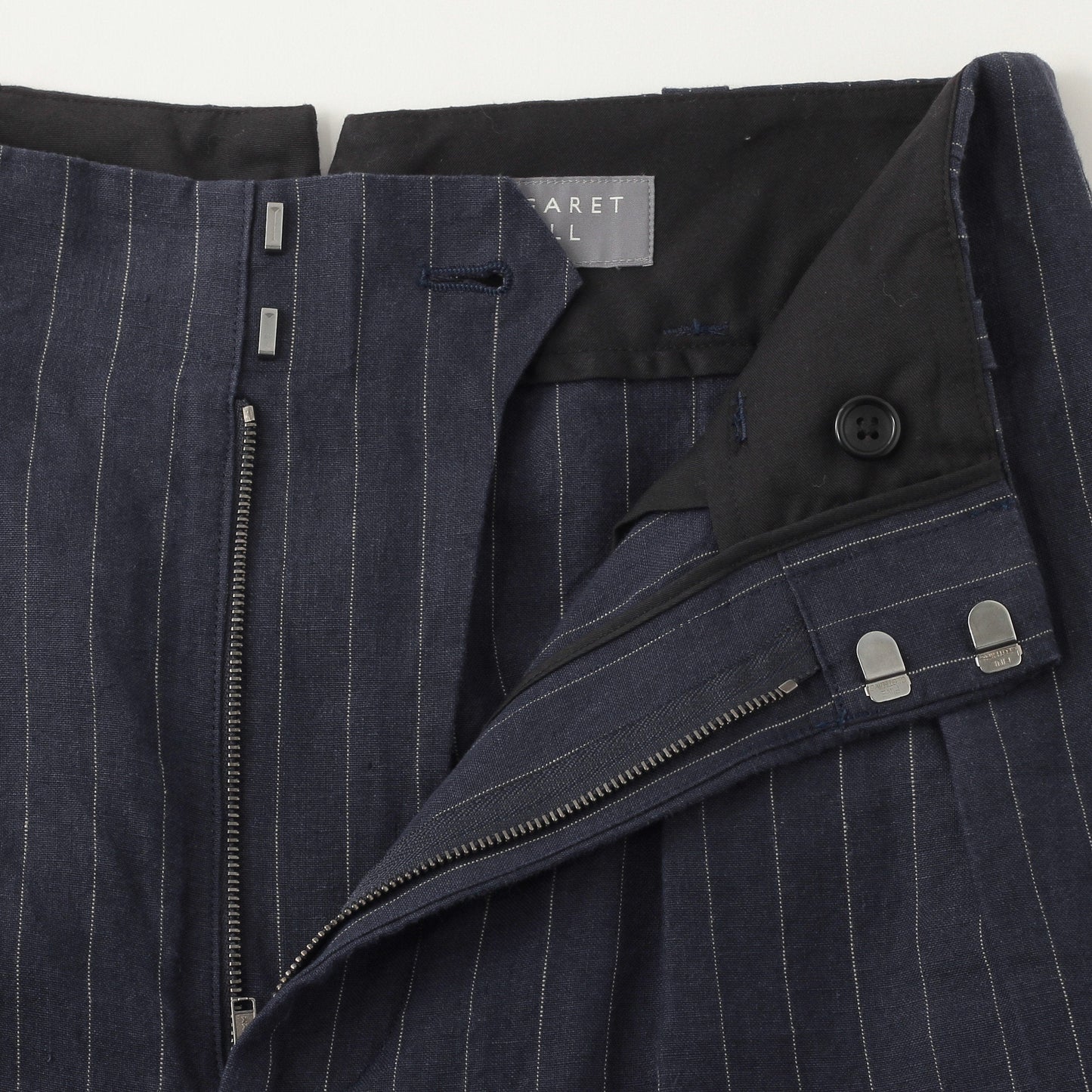 YARN DYED LINEN TROUSERS