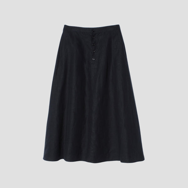 HIGH DENSE LINEN SKIRT