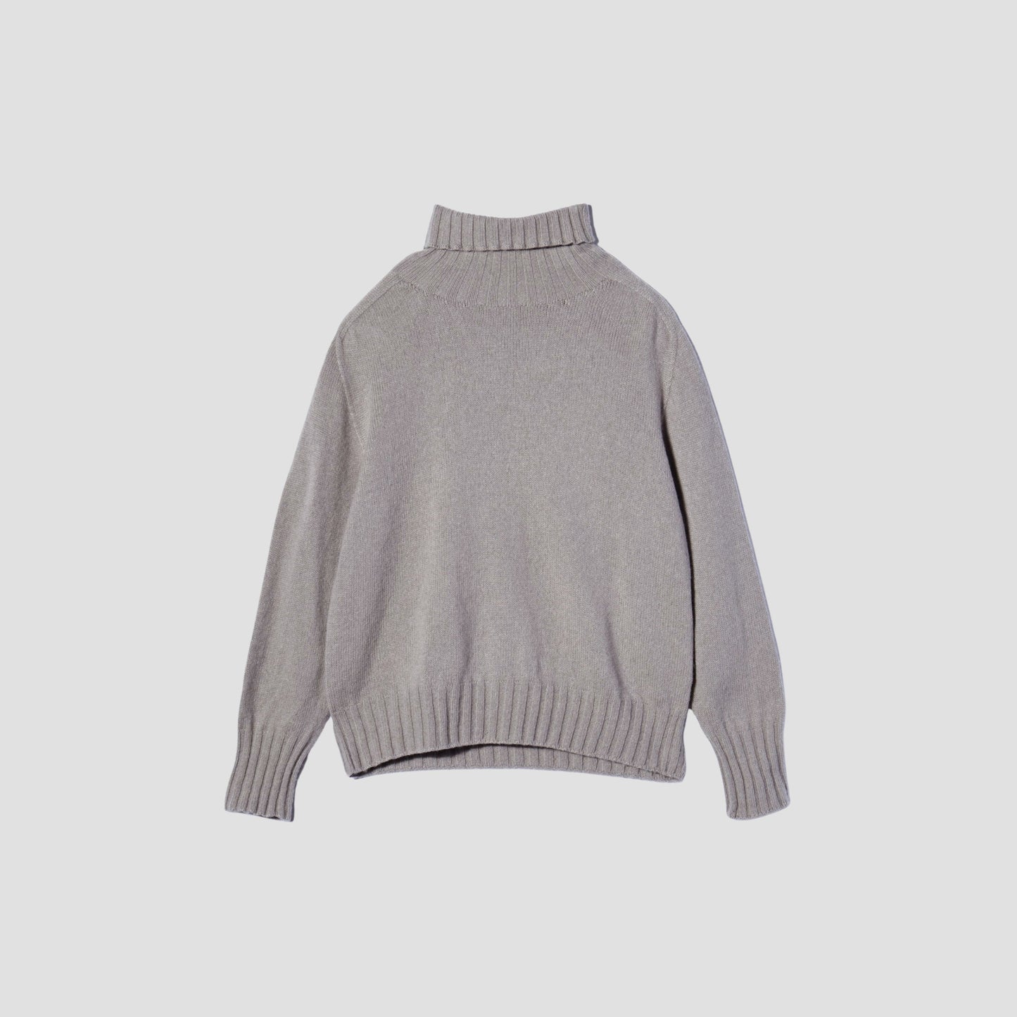 WIDE ROLL NECK KNIT