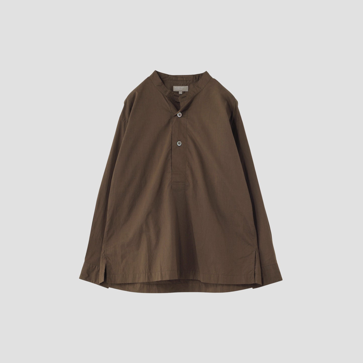 FINE COMPACT COTTON CHAMBRAY SHIRT