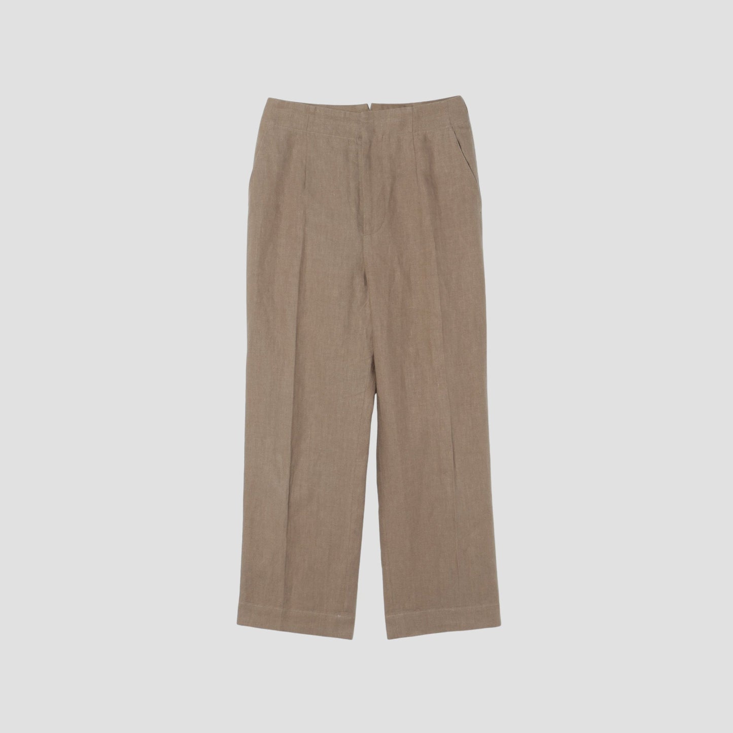 PLAIN LINEN TROUSERS