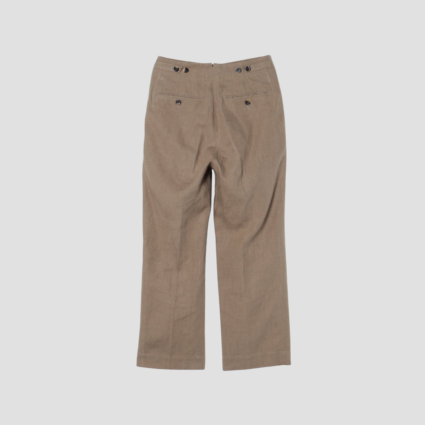 PLAIN LINEN TROUSERS