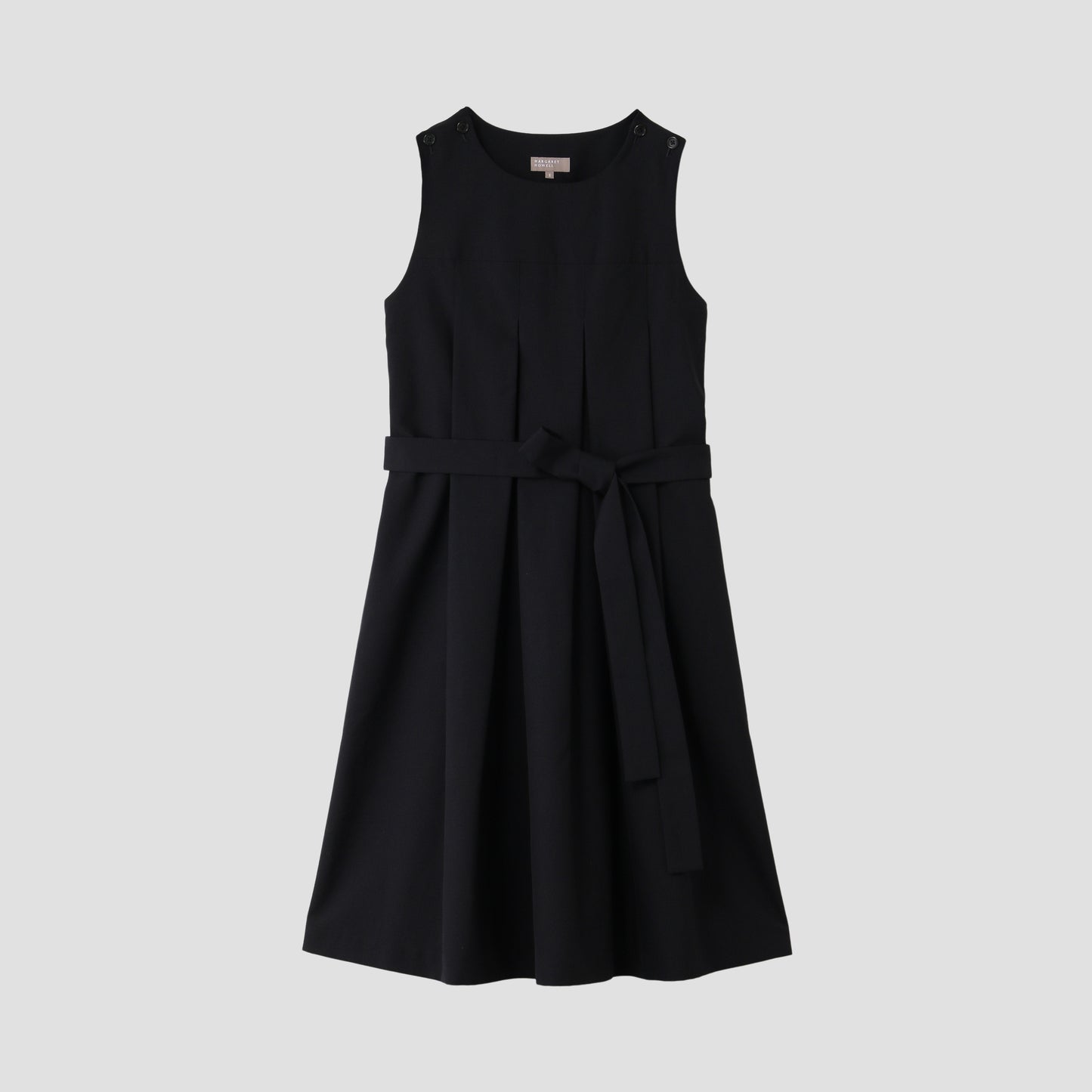 DRY PLAIN WEAVE WOOL DRESS