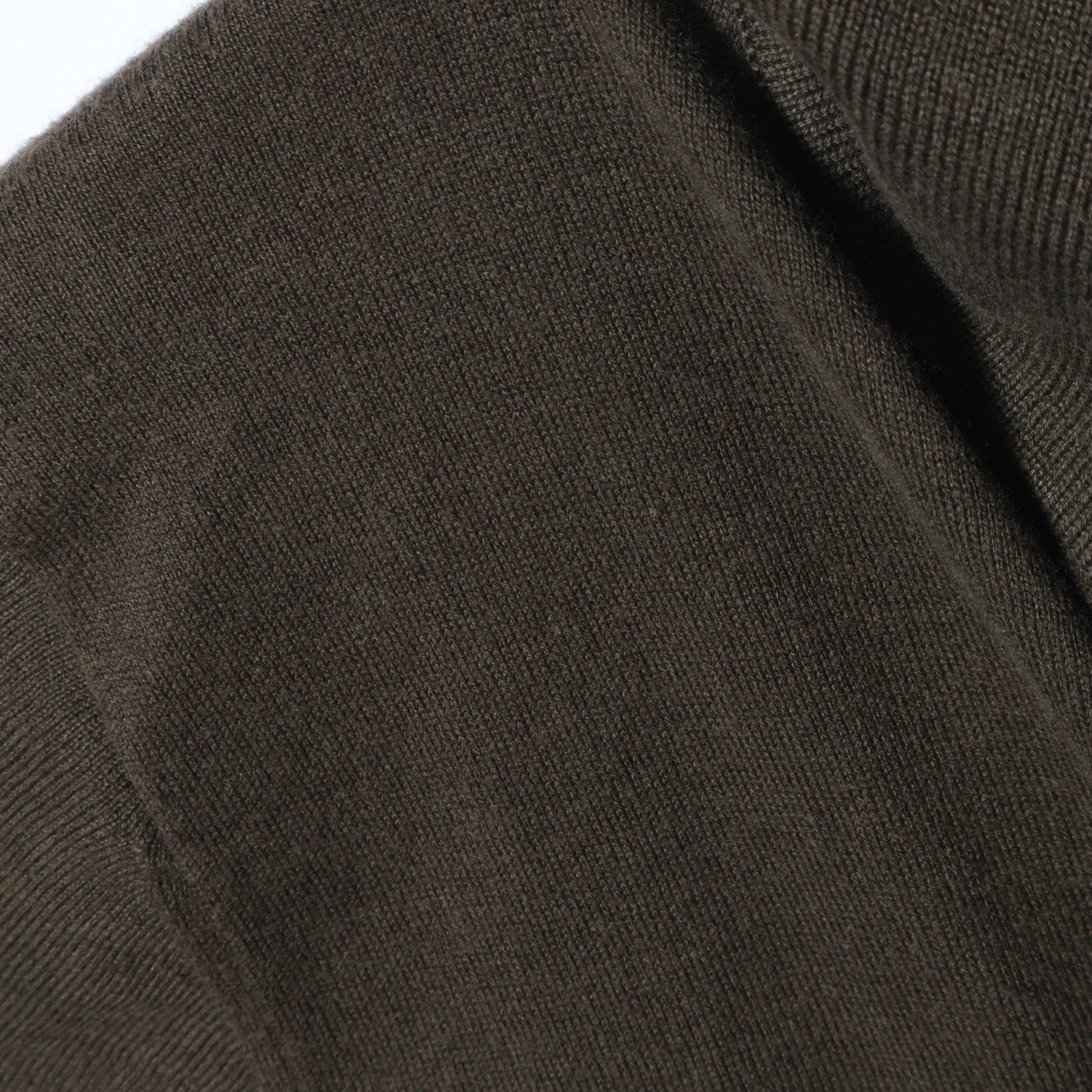 PLAIN OPEN COLLAR JUMPER KNIT