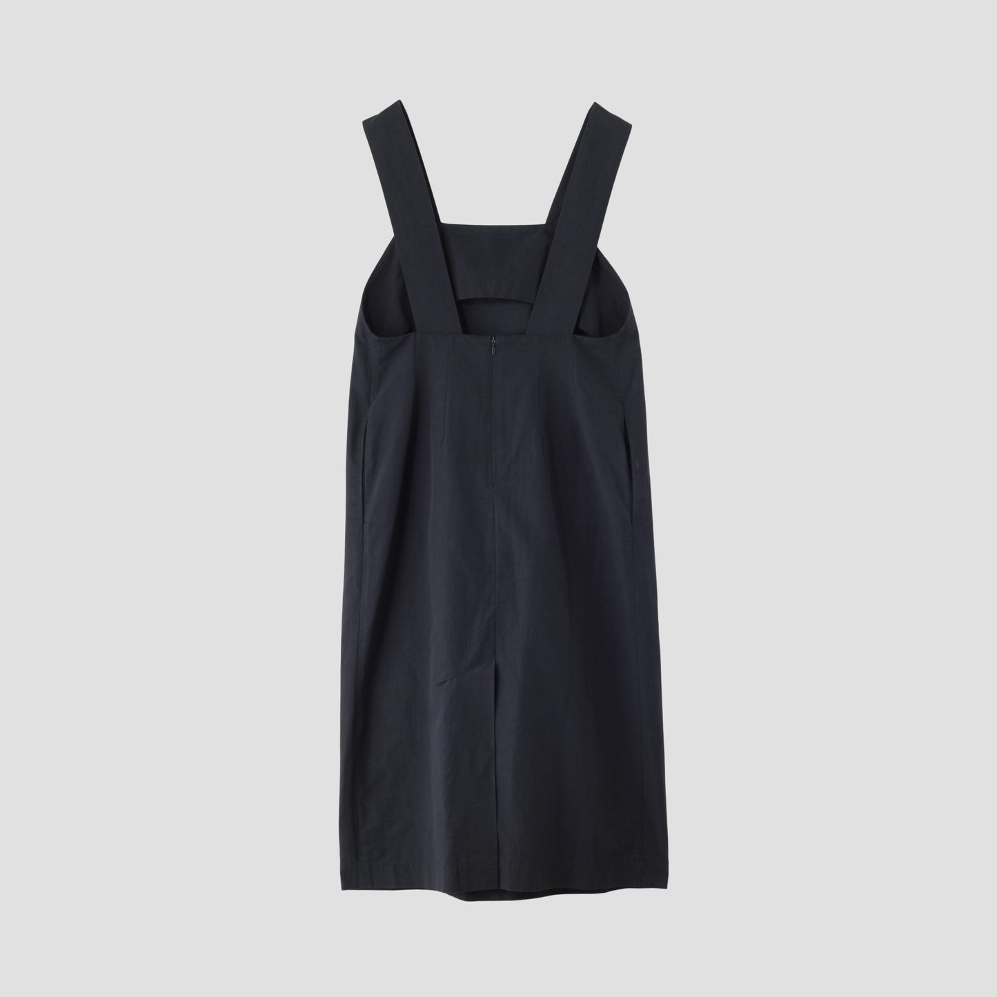 COTTON LINEN SILK POPLIN DRESS