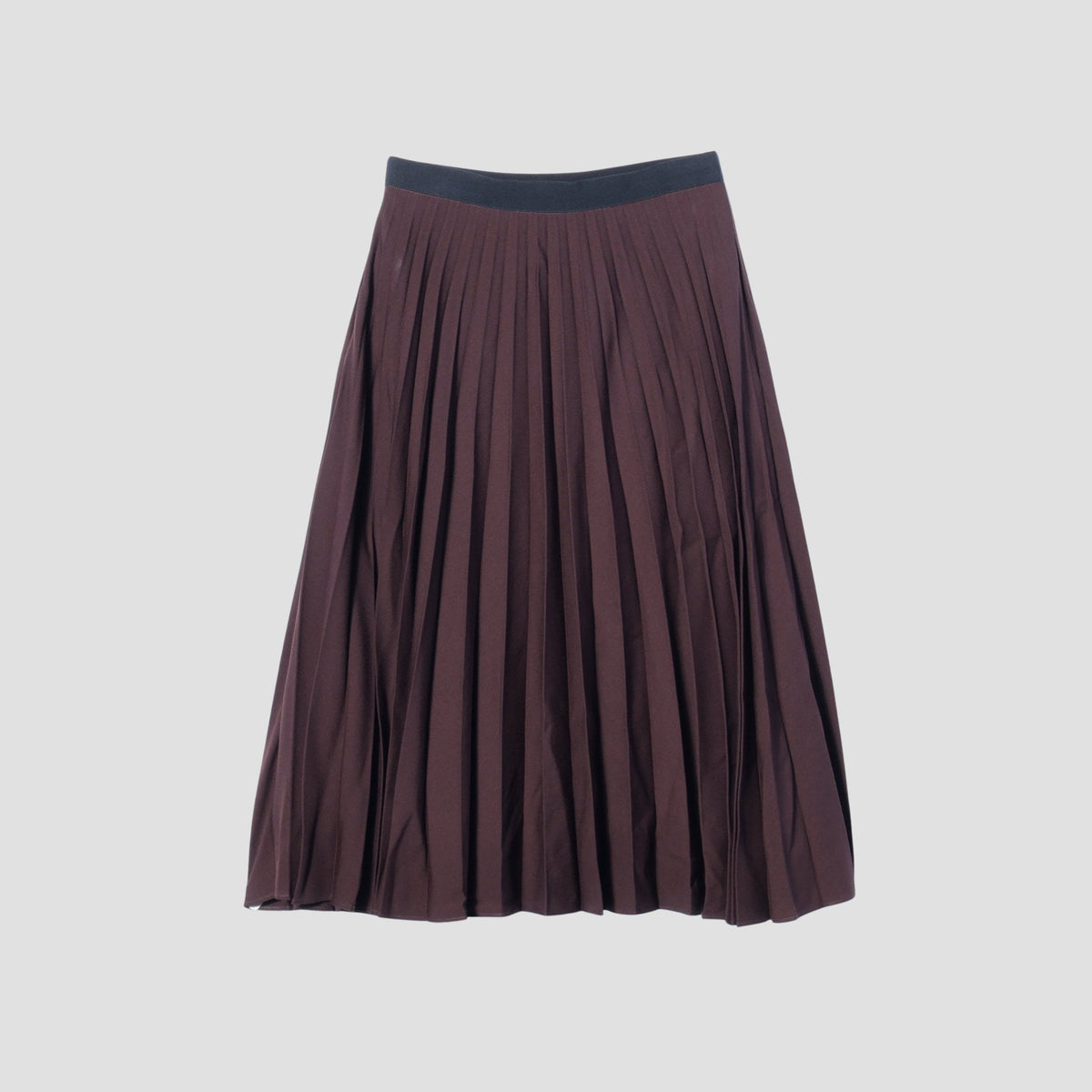 FINE WOOL GABARDINE SKIRT