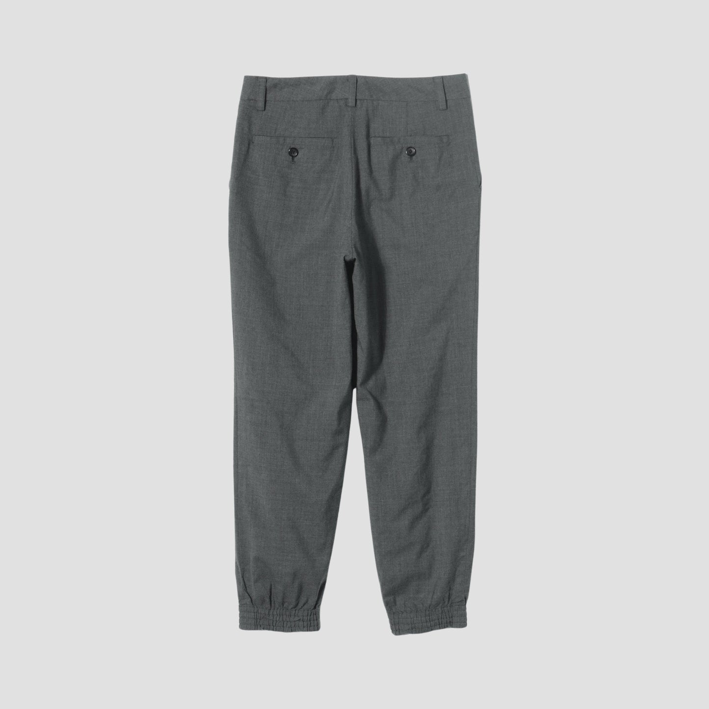 FINE WOOL POPLIN TROUSERS