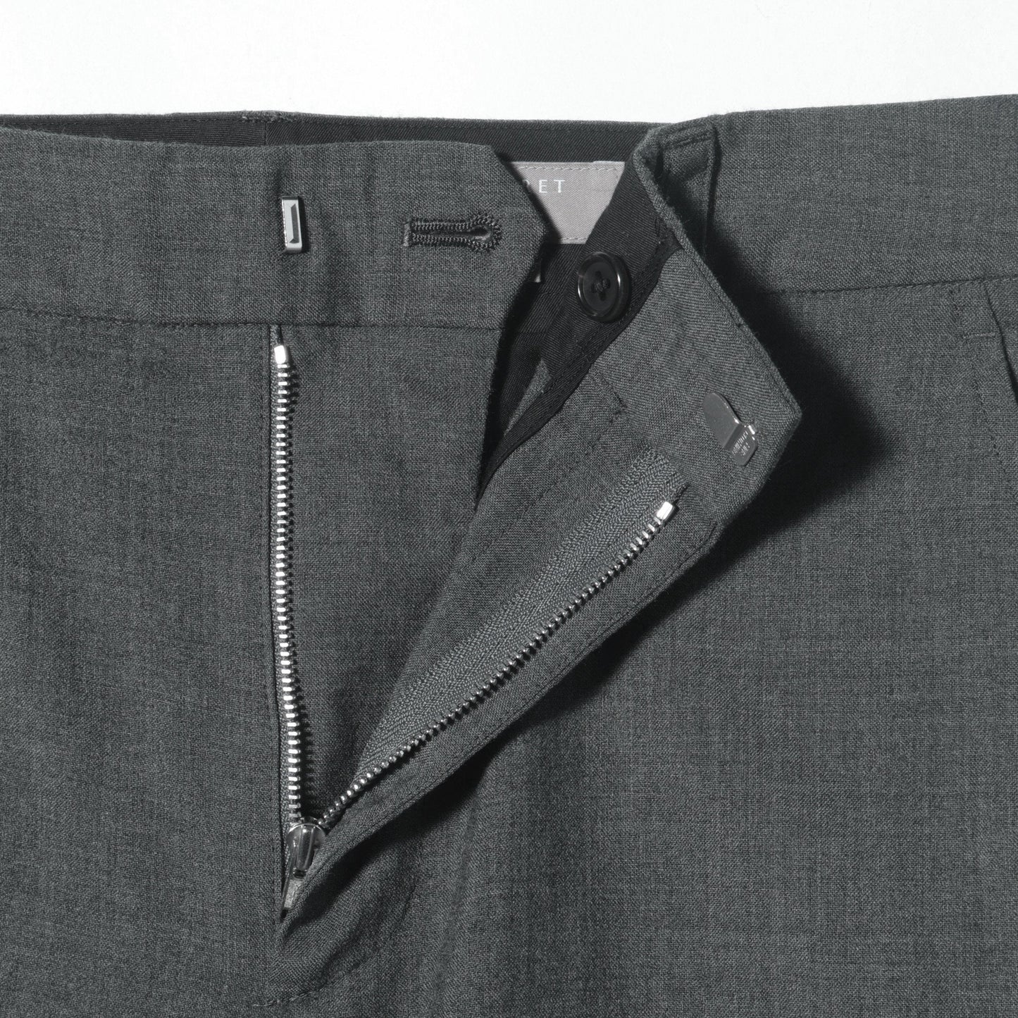FINE WOOL POPLIN TROUSERS