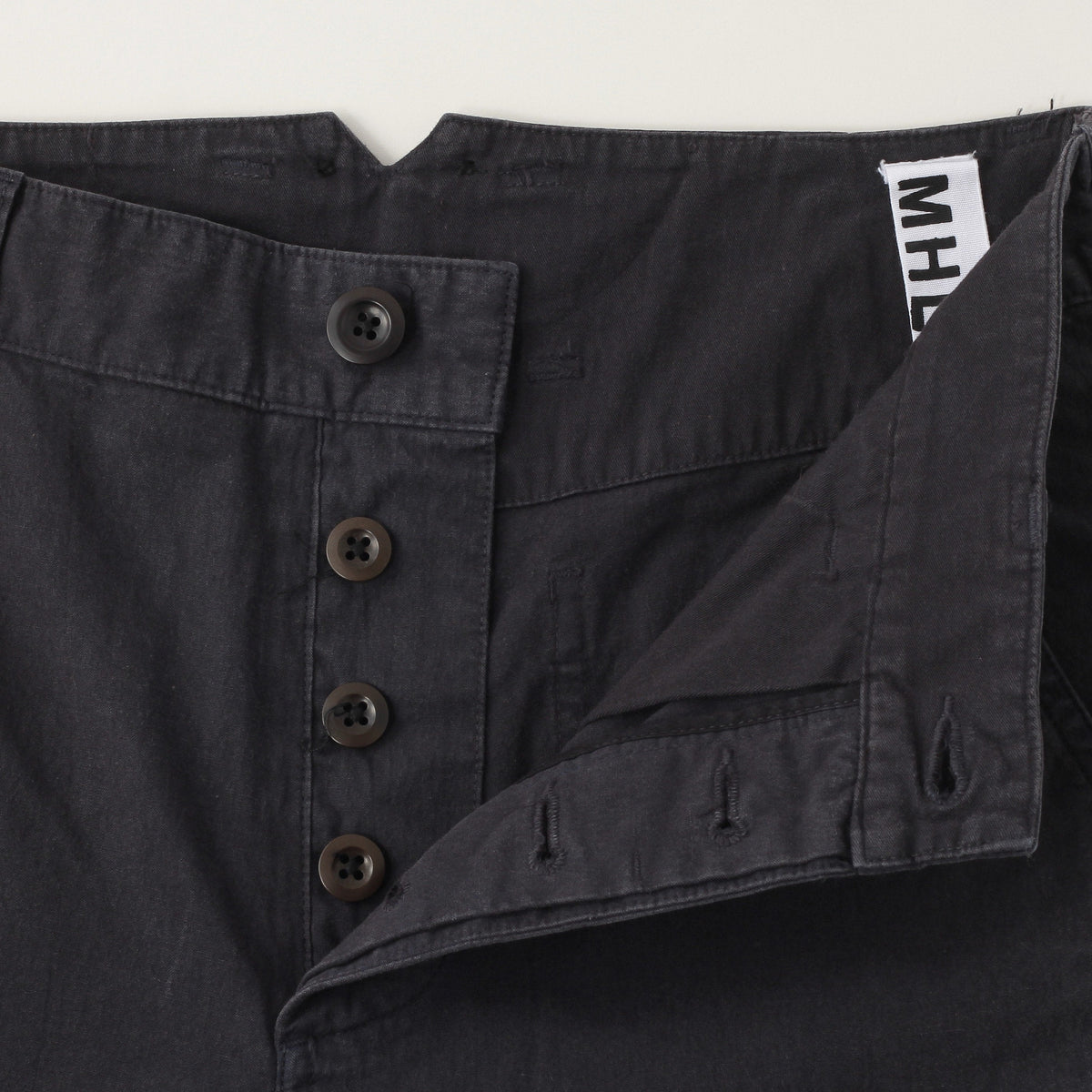 GARMENT DYE VINTAGE POPLIN TROUSERS