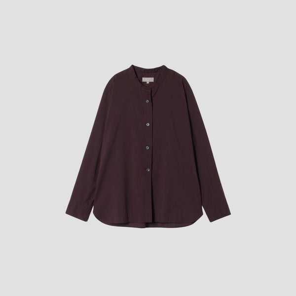 PIECE DYED WASHED COTTON SHIRT