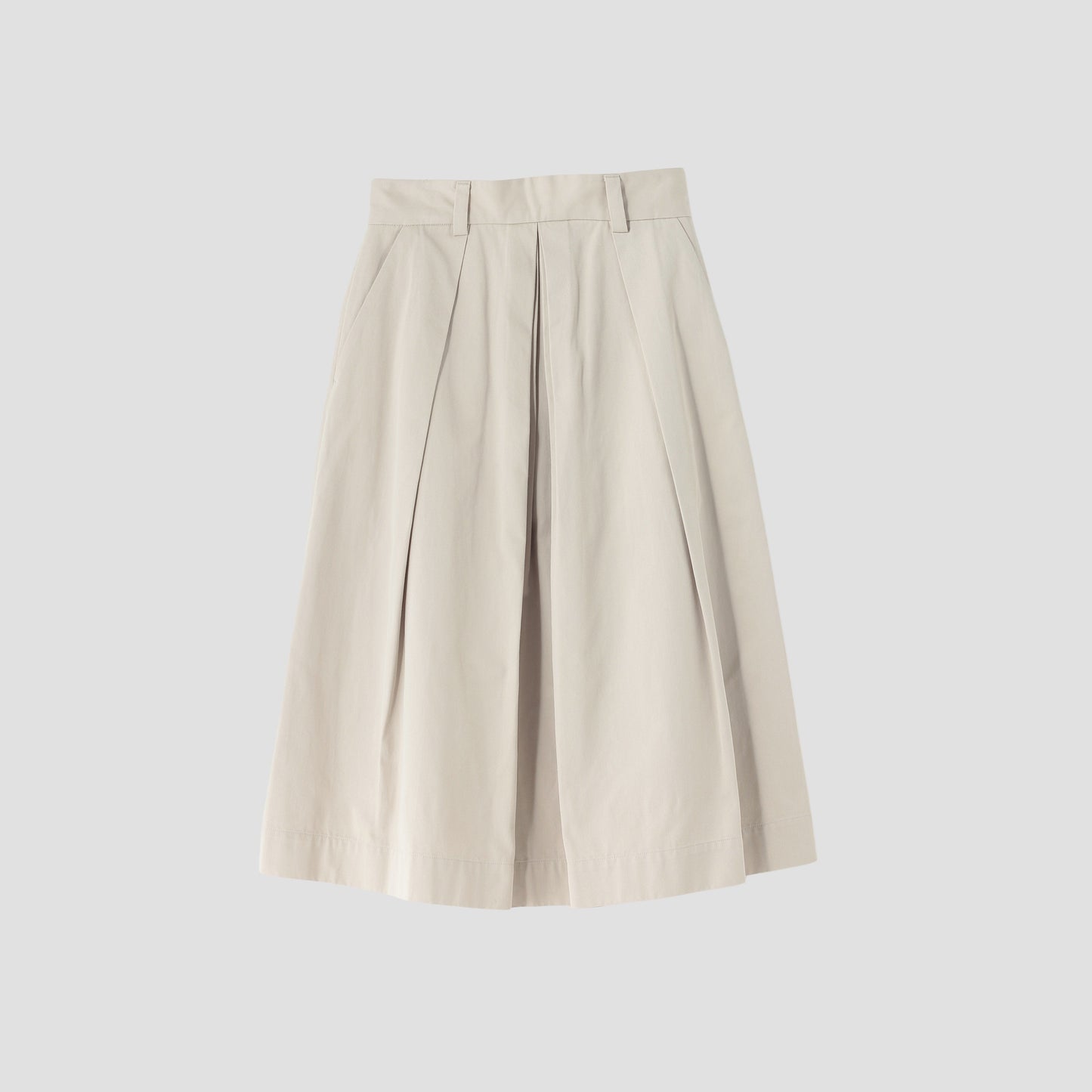 COTTON TWILL SKIRT