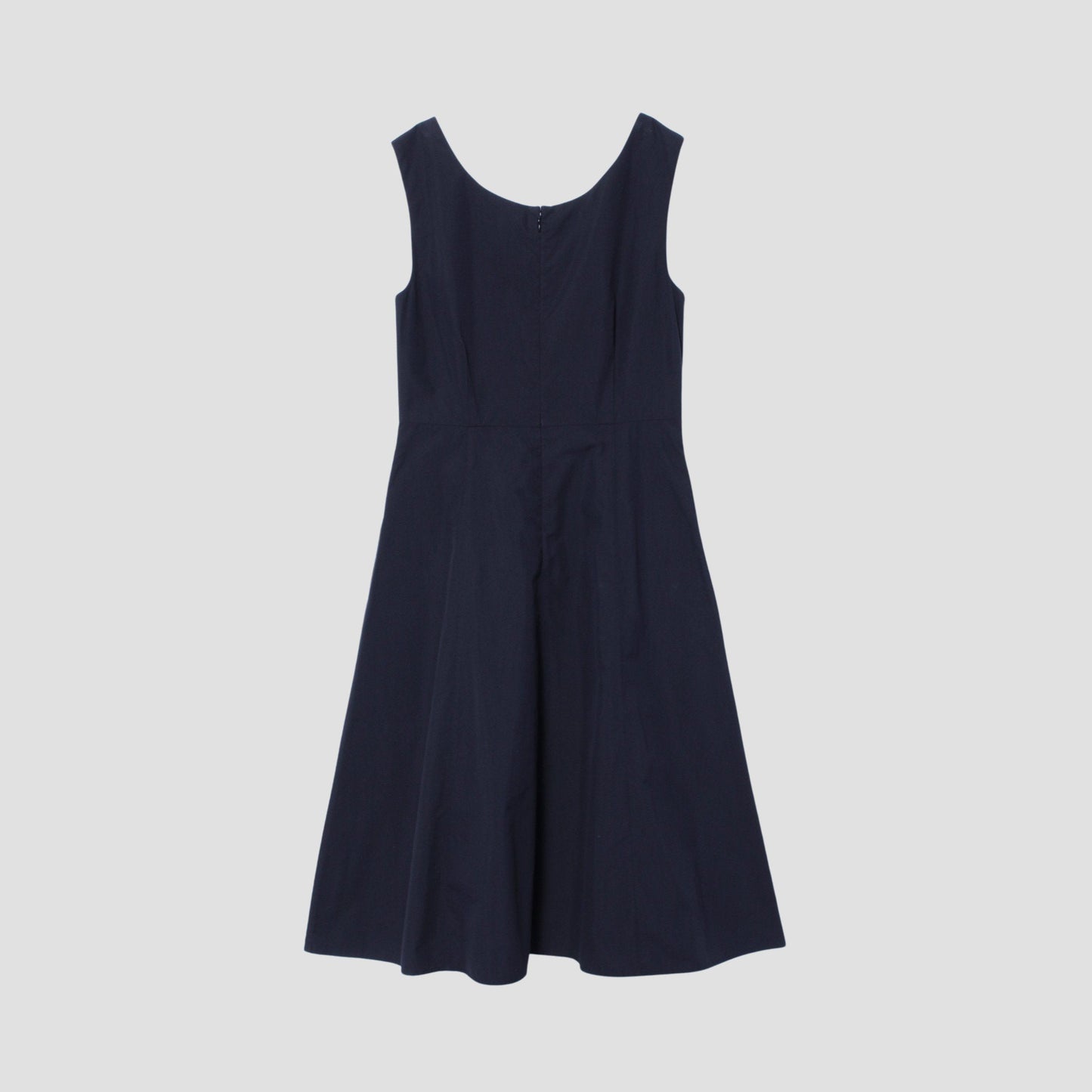 HIGH DENSE LINEN POPLIN DRESS