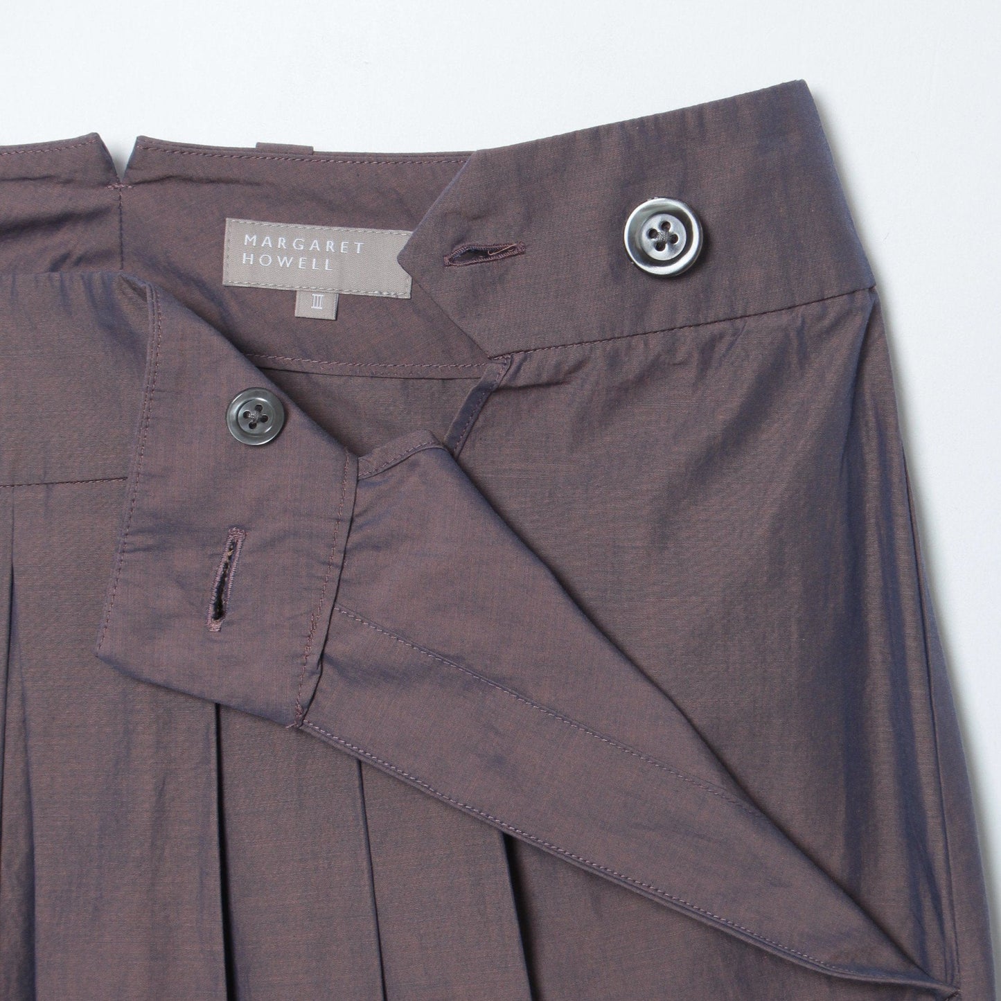 FINE COTTON CHAMBRAY SKIRT